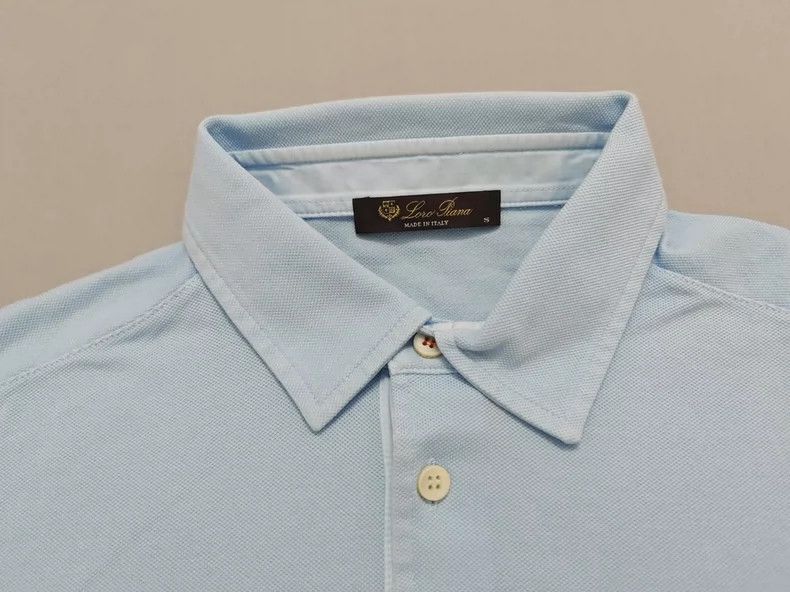 Loro Piana LORO PIANA Short-sleeved polo shirt for men Size S / US 4 / IT 40 - 3 Thumbnail