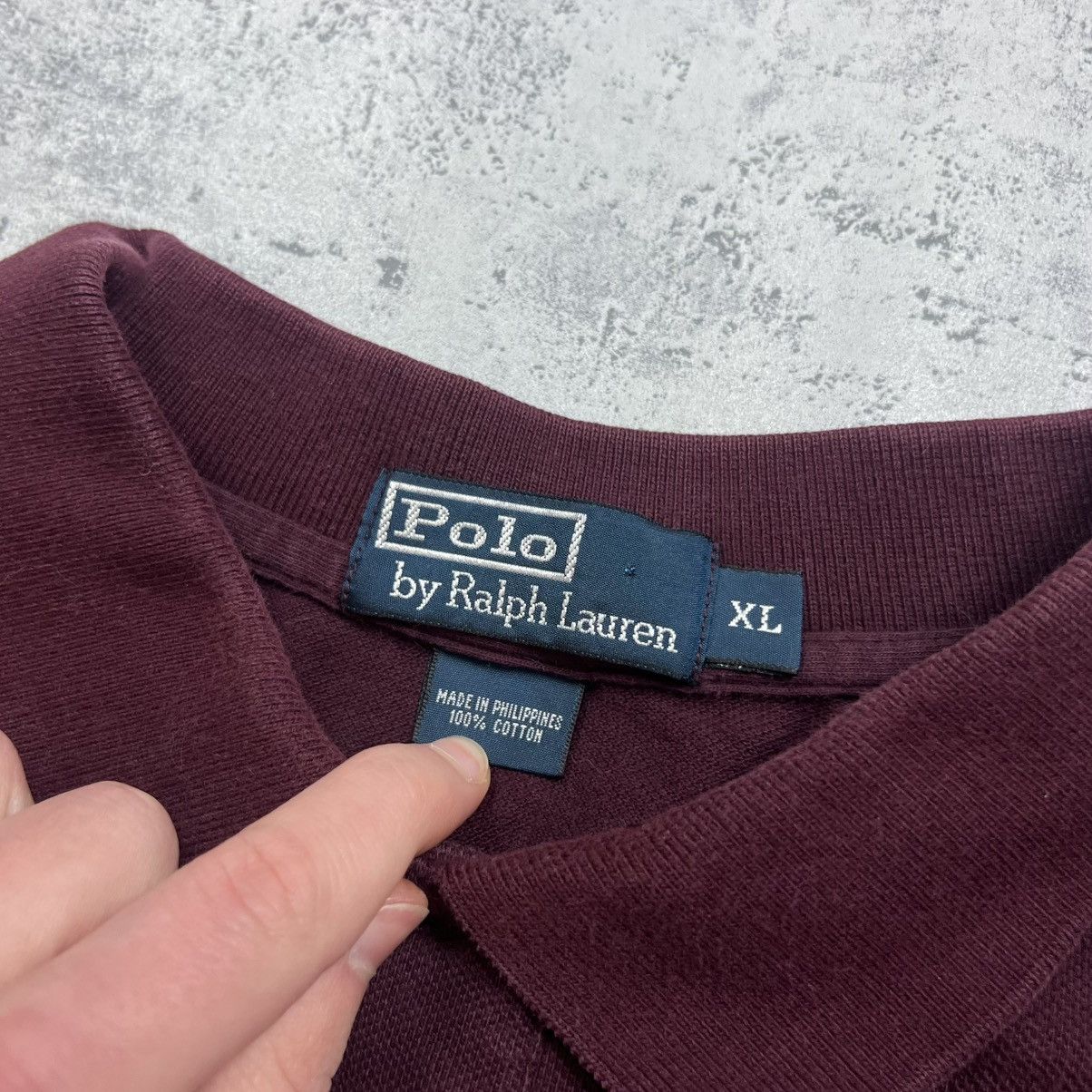 Polo Ralph Lauren 00s Ralph Lauren Small Logo Vintage Y2K Longsleeve Polo Size US XL / EU 56 / 4 - 5 Thumbnail
