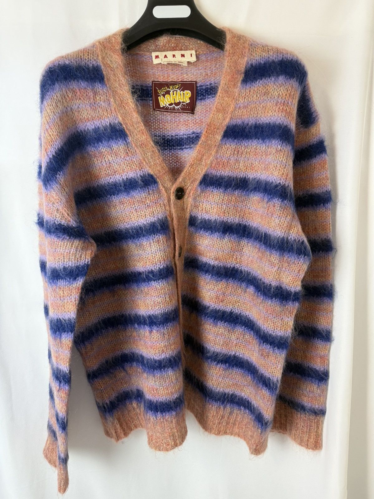 Marni Marni Fuzzy Wuzzy Mohair Cardigan Size US M / EU 48-50 / 2 - 1 Thumbnail