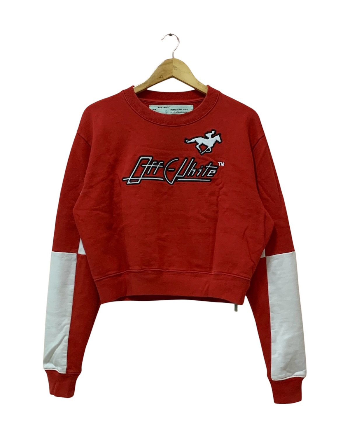 Off-White Off-White - Jockey Square - Sweater Crewneck Size S / US 4 / IT 40 - 4 Thumbnail