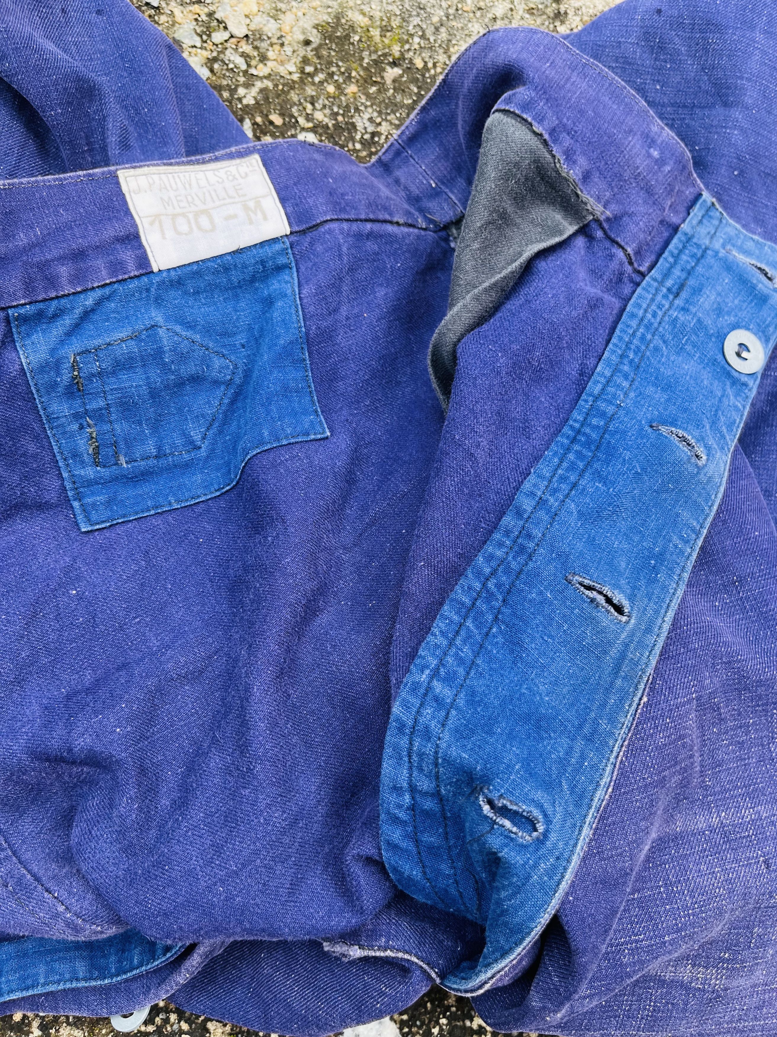 Vintage Vintage 1940s 50s Vintage French Army Work Trousers Size US 34 / EU 50 - 22 Thumbnail