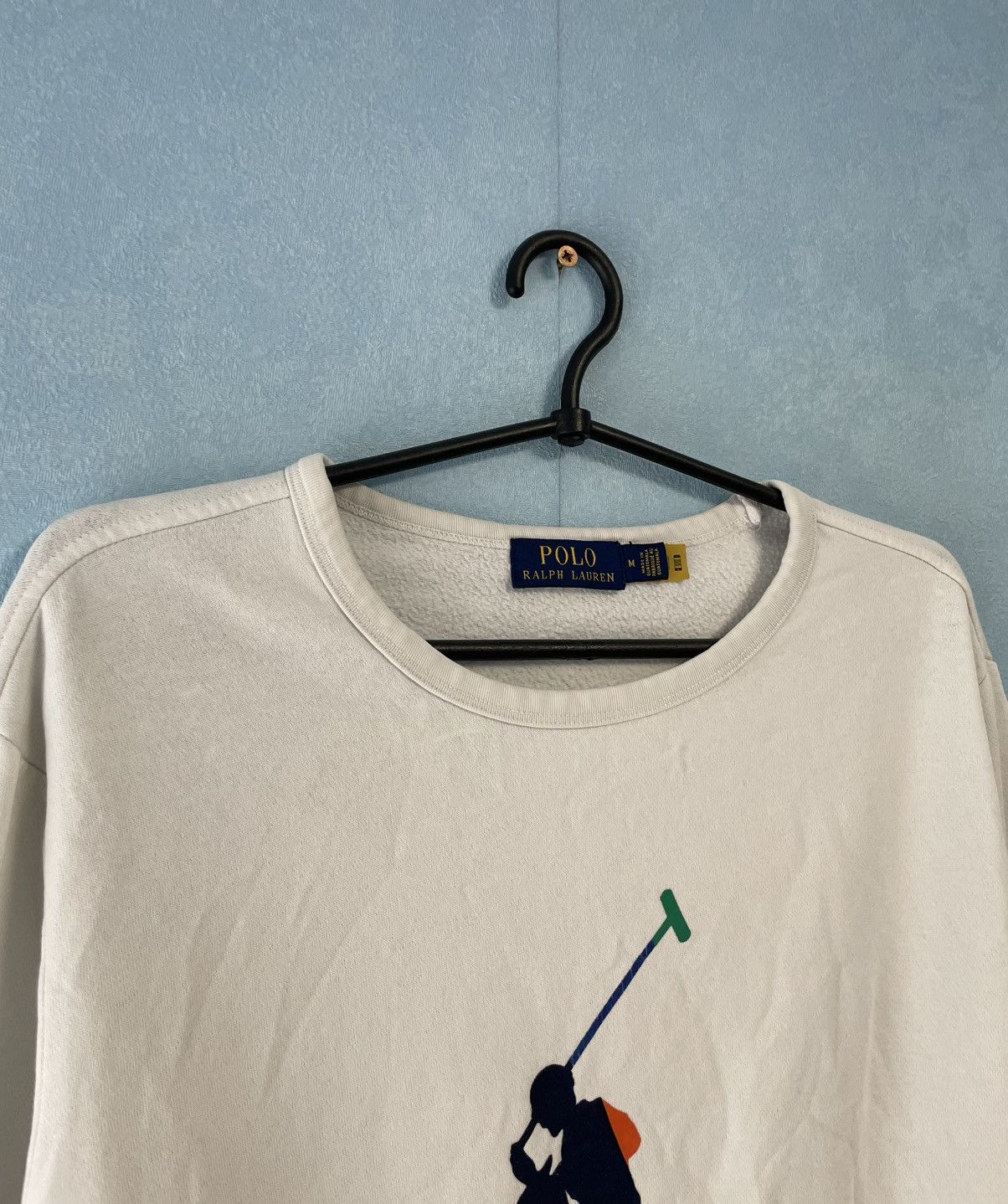 Ralph Lauren Polo Ralph Lauren Big Pony Logo White Men’s Sweatshirt Size US M / EU 48-50 / 2 - 4 Thumbnail