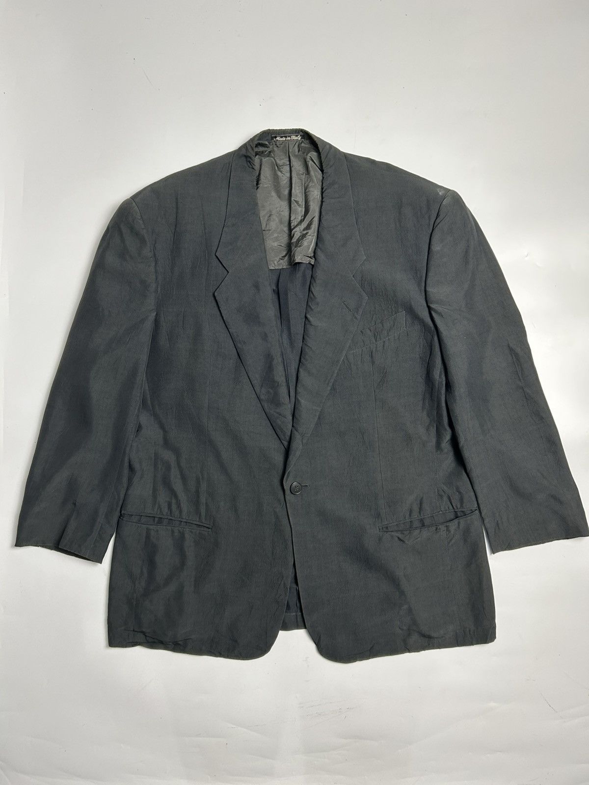 Designer × Giorgio Armani GIORGIO ARMANI SINGLE BREAST BLAZER Size 52R - 1 Thumbnail