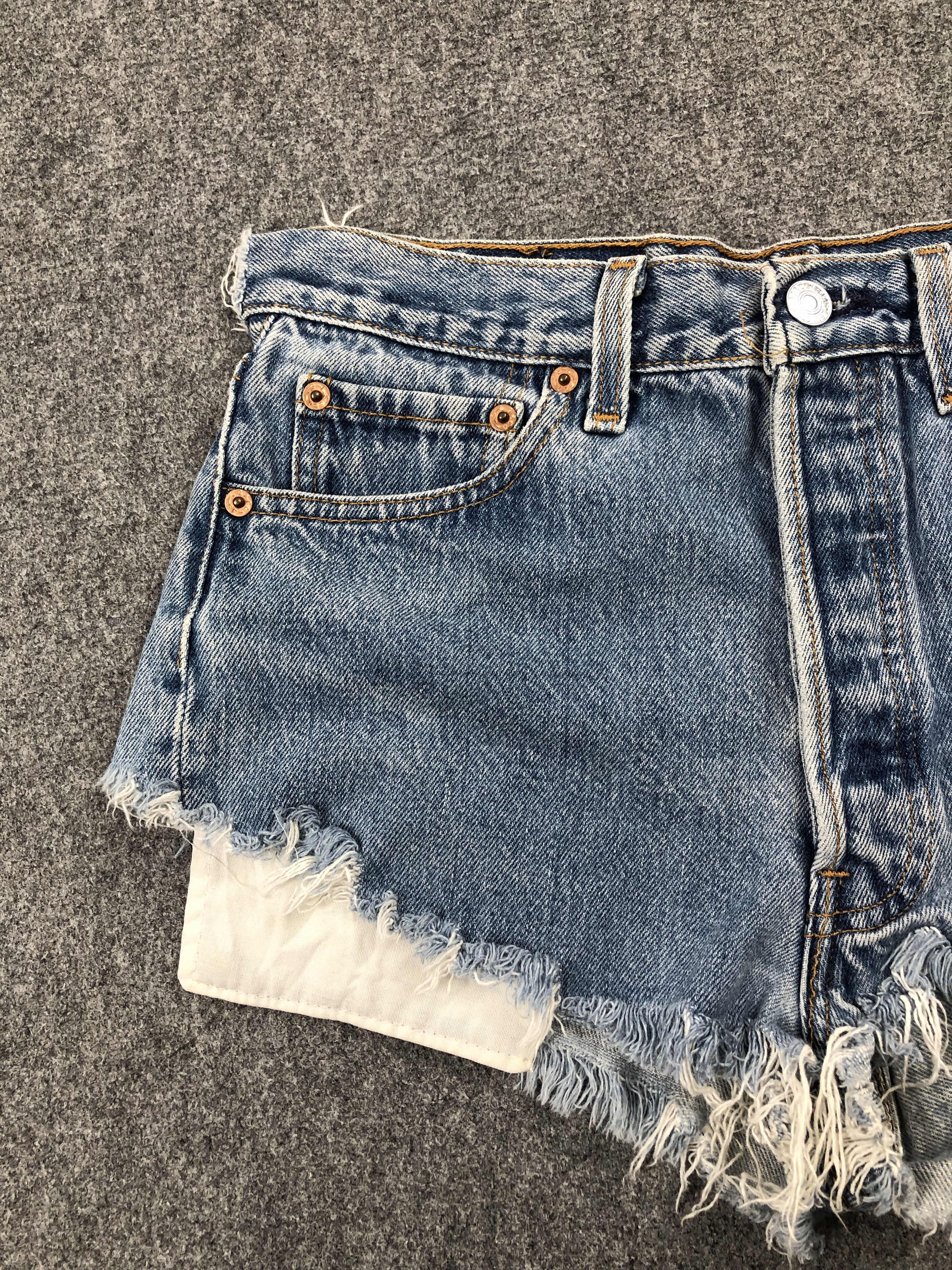 Levi's Vintage Levis 501 Cropped Jeans DP2415 Size US 30 / EU 46 - 6 Thumbnail