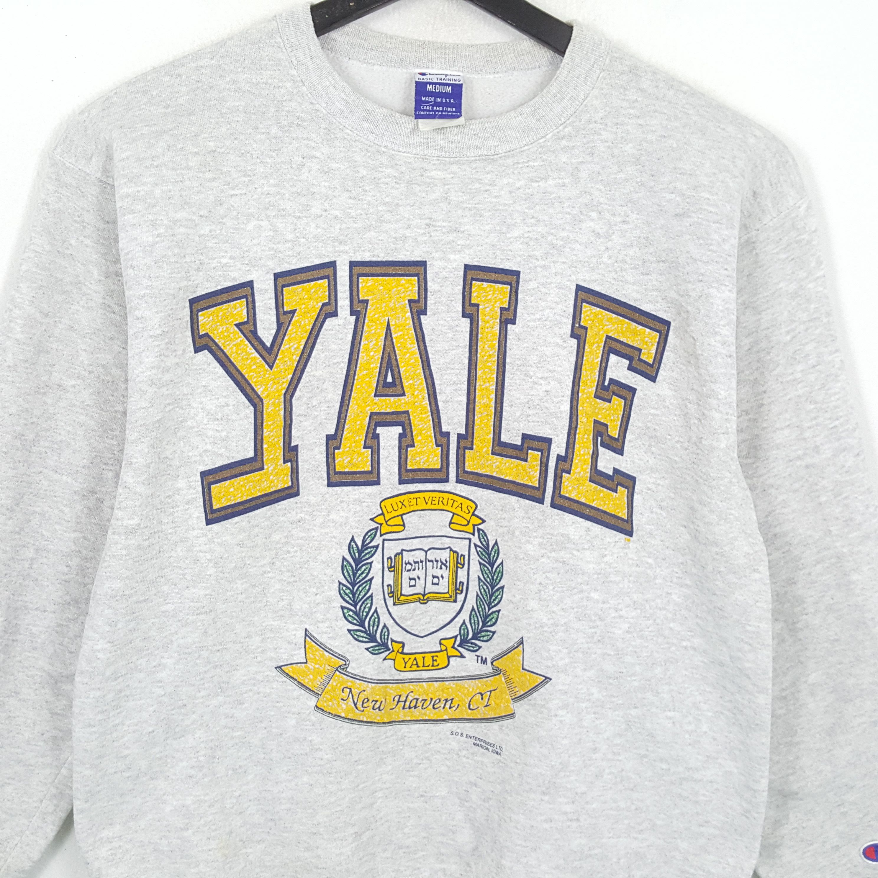 Champion × Vintage YALE CHAMPION Sweatshirt University Style Size US M / EU 48-50 / 2 - 2 Thumbnail