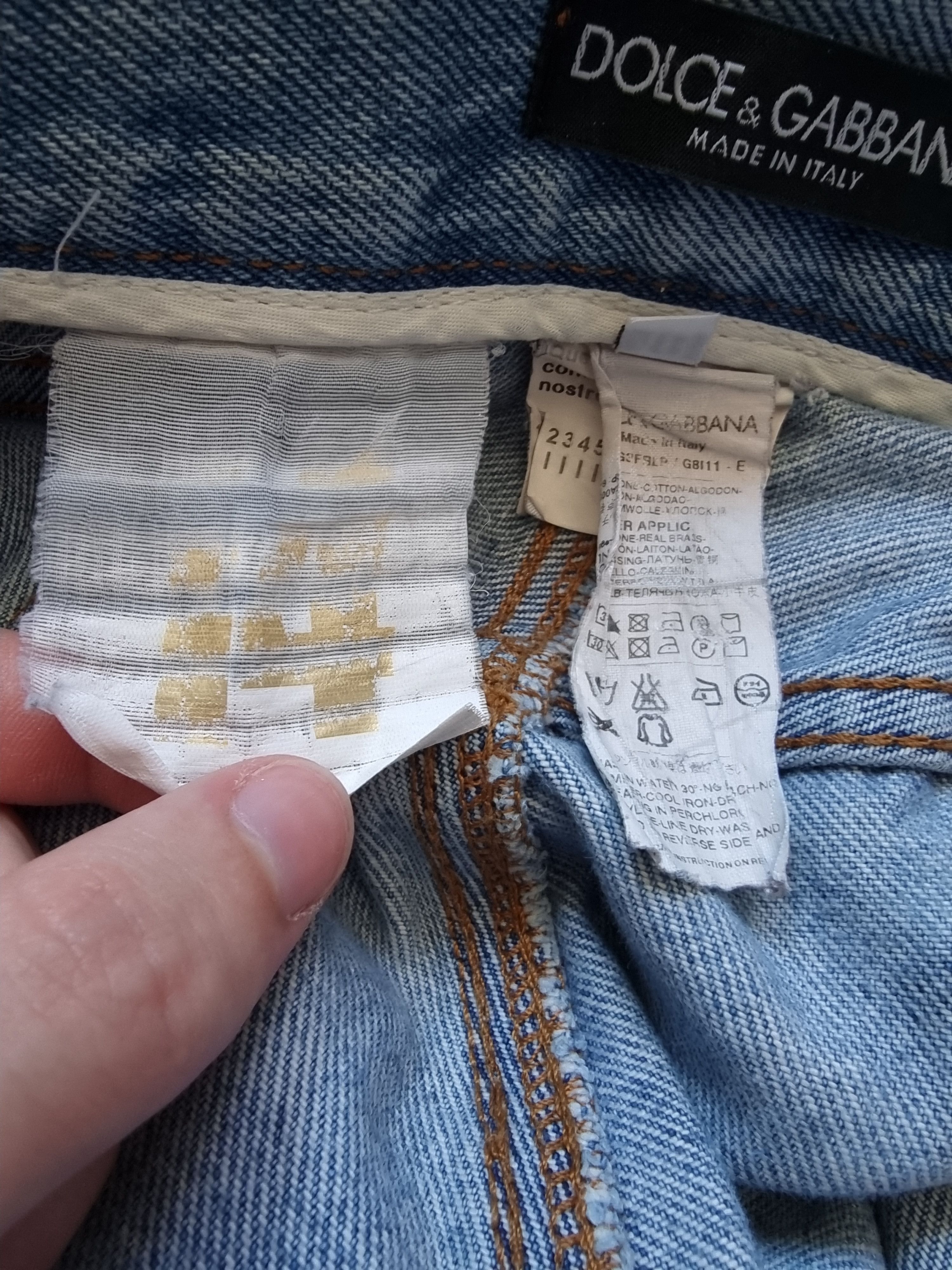 Dolce & Gabbana Dolce & Gabbana Distressed Blue Denim Jeans Size US 32 / EU 48 - 7 Thumbnail