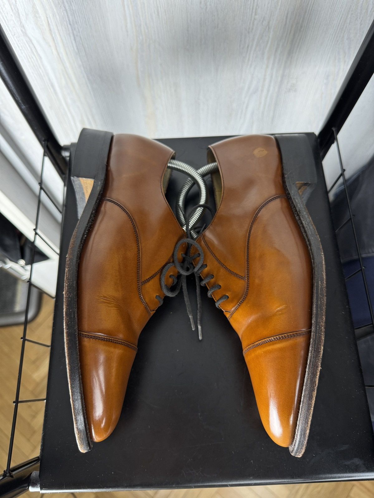 Barker Barker mens brown leather oxford formal shoes size 7.5UK Size US 8.5 / EU 41-42 - 8 Thumbnail