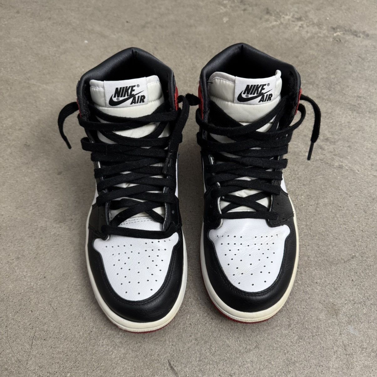 Jordan Brand Jordan 1 Retro High Satin Black Toe Size US 6.5 / IT 36.5 - 5 Thumbnail