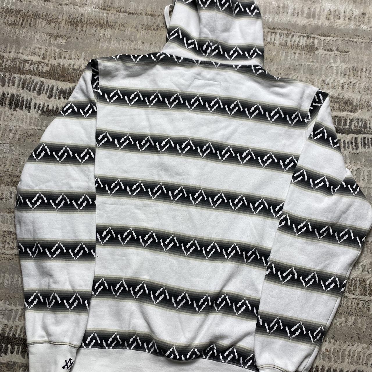 Vans 00s Vans Pattern Zip Hoodie White/Black S Size US S / EU 44-46 / 1 - 4 Thumbnail