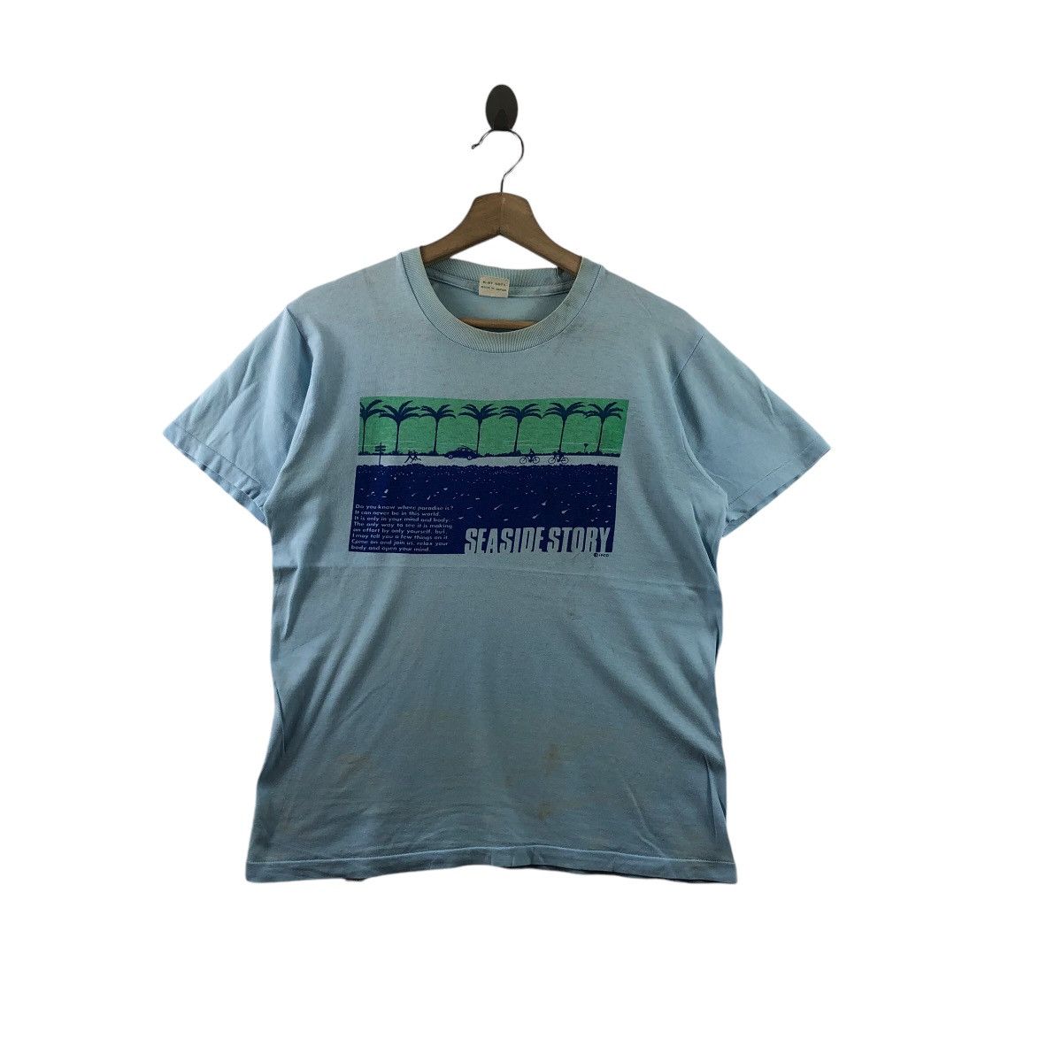 Vintage Vintage 90s SEASIDE STORY Tee Shirt Vintage Clothing Size US M / EU 48-50 / 2 - 1 Thumbnail