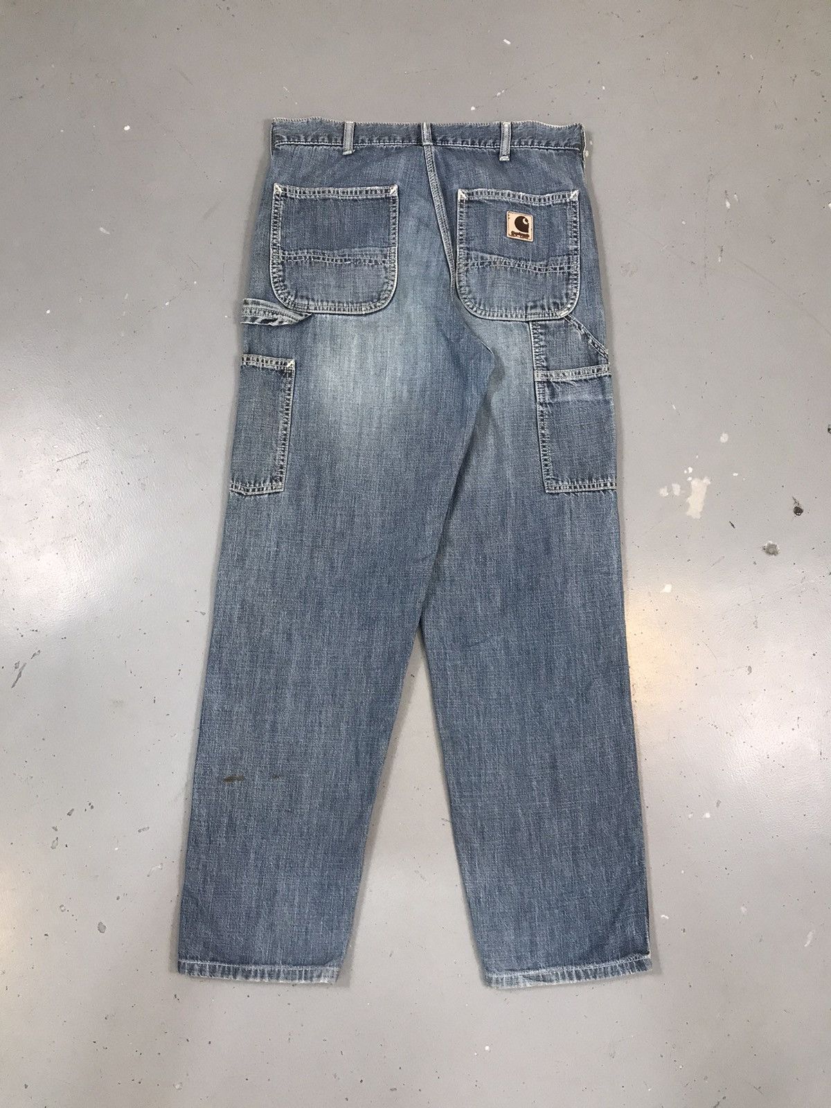 Carhartt × Vintage Vintage Carhartt B73 DST carpenter denim Size US 30 / EU 46 - 2 Thumbnail