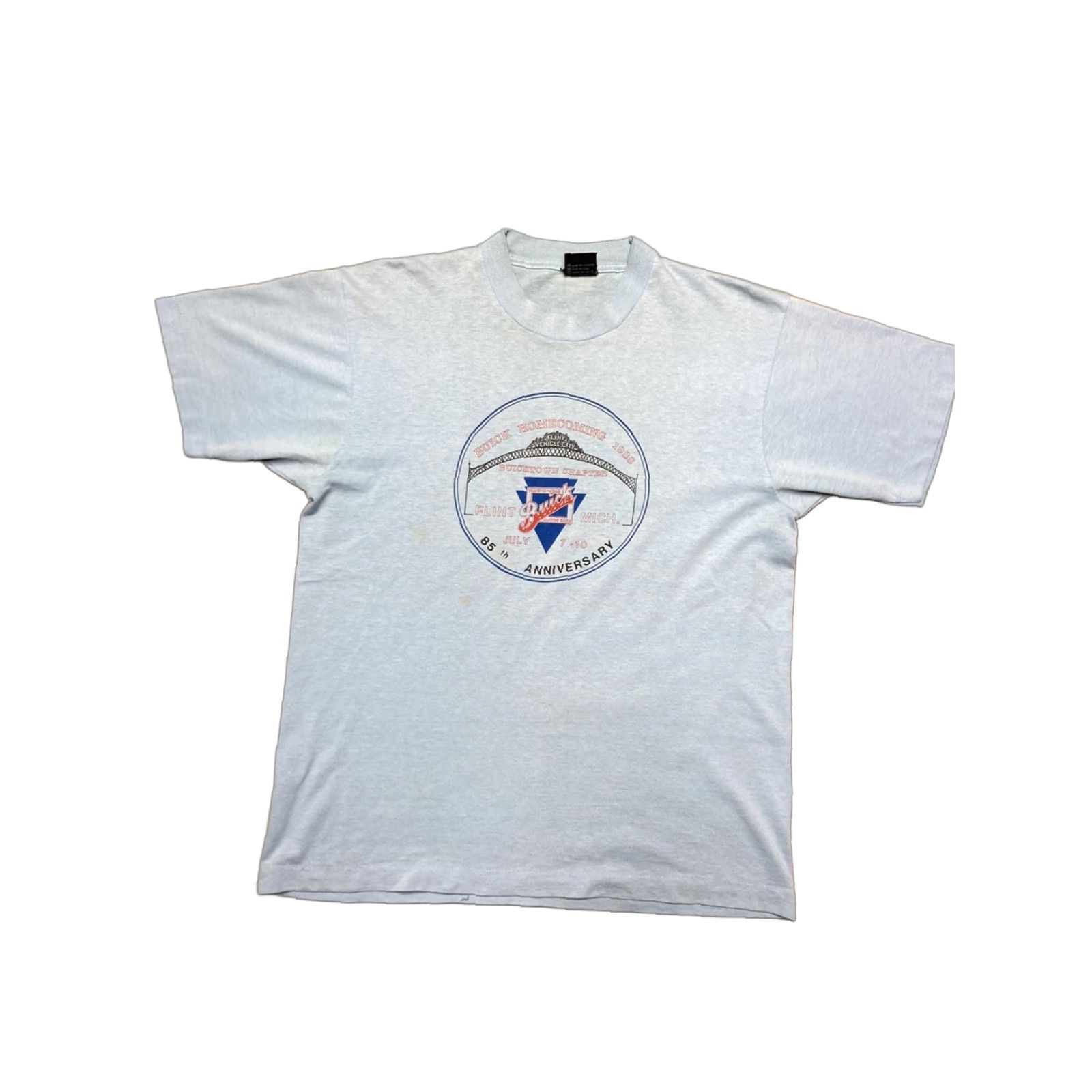 Vintage VINTAGE Buick homecoming shirt 1988 Flint Michigan grand national Large Blue City Men T-Shirt L Size US L / EU 52-54 / 3 - 1 Thumbnail