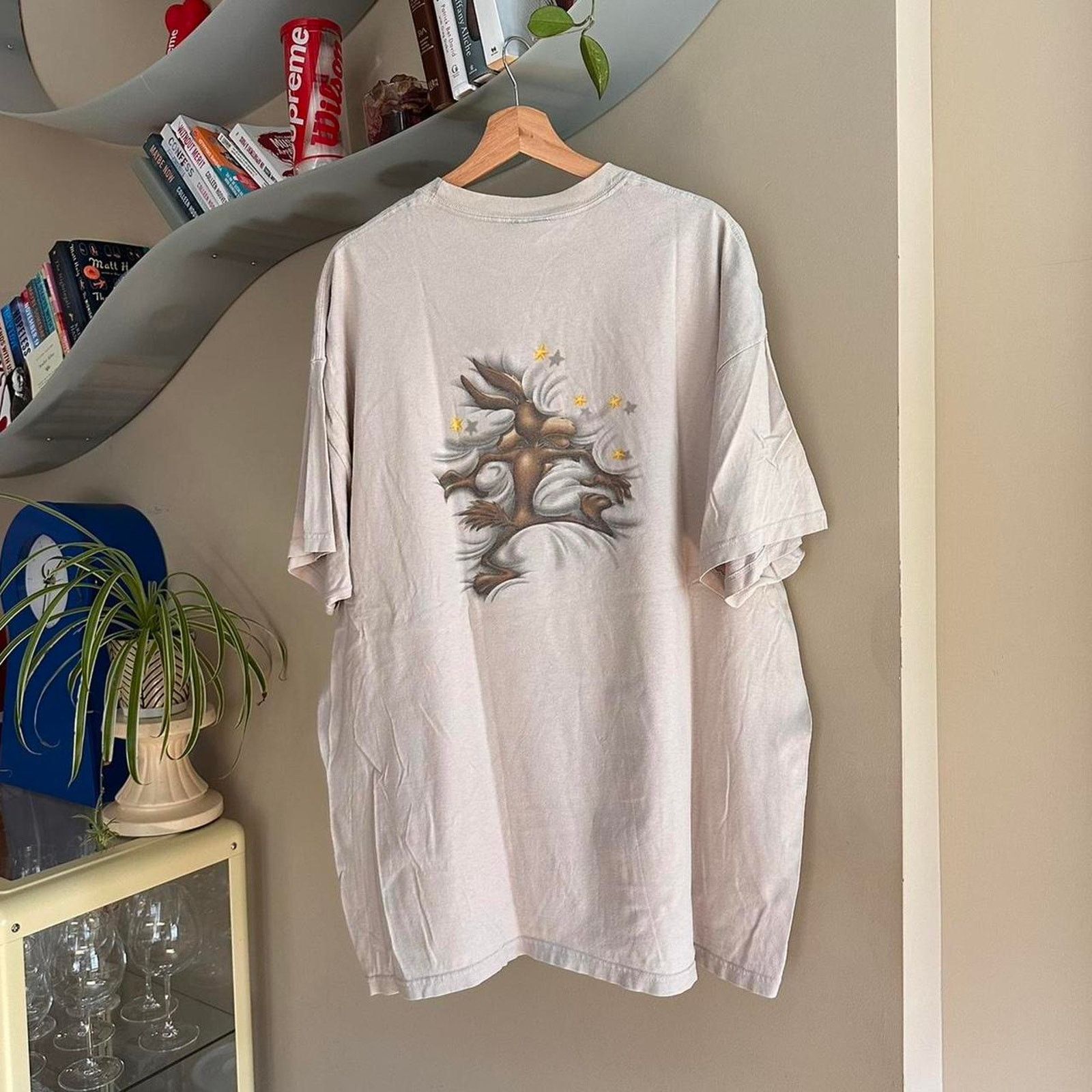 Vintage Vintage Looney Tunes Wile E Coyote Shirt Size US XXL / EU 58 / 5 - 5 Thumbnail