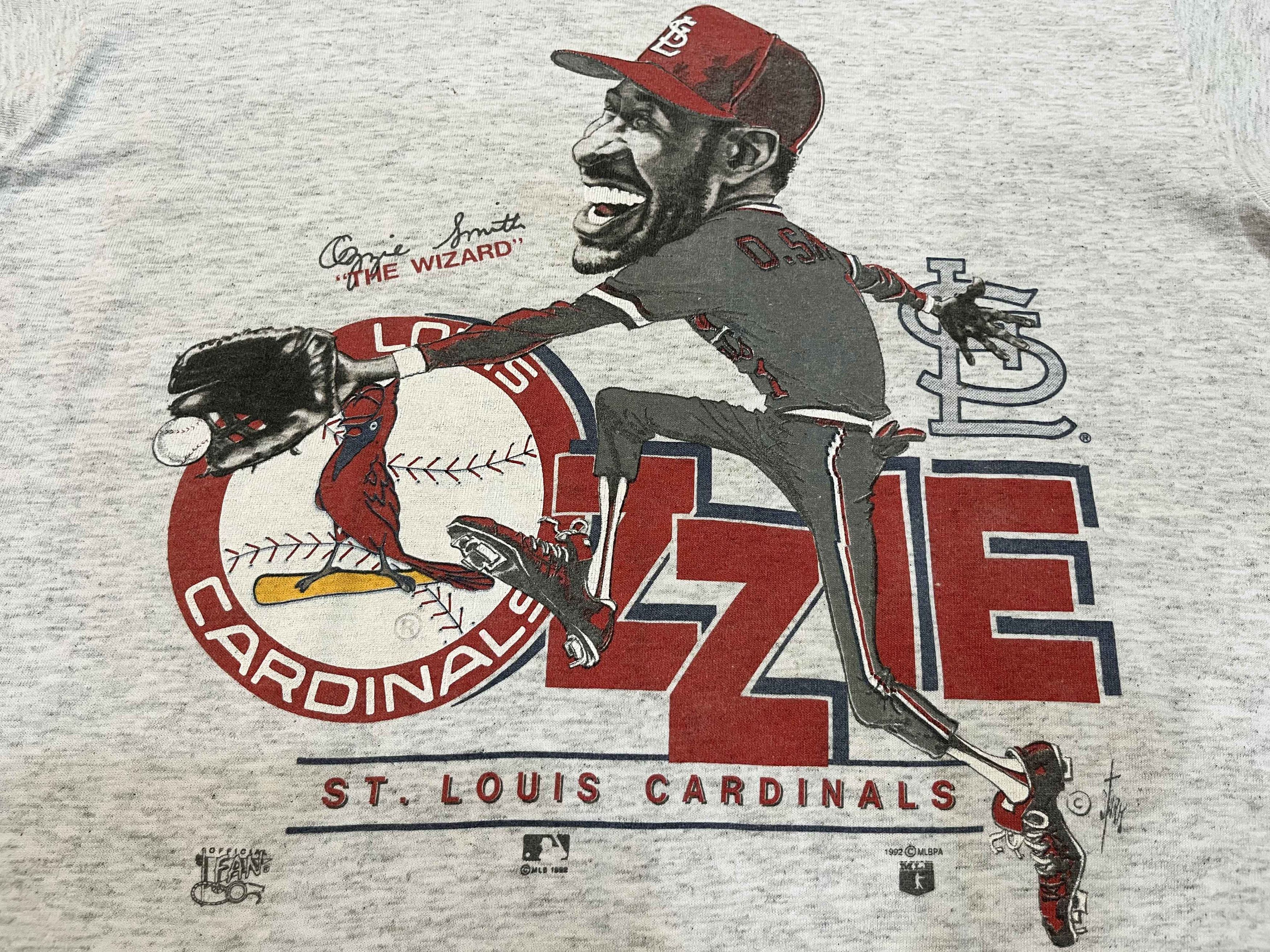 Vintage Vintage Artex 1992 MLB Ozzie Smith Cardinals T-Shirt Size US M / EU 48-50 / 2 - 2 Thumbnail