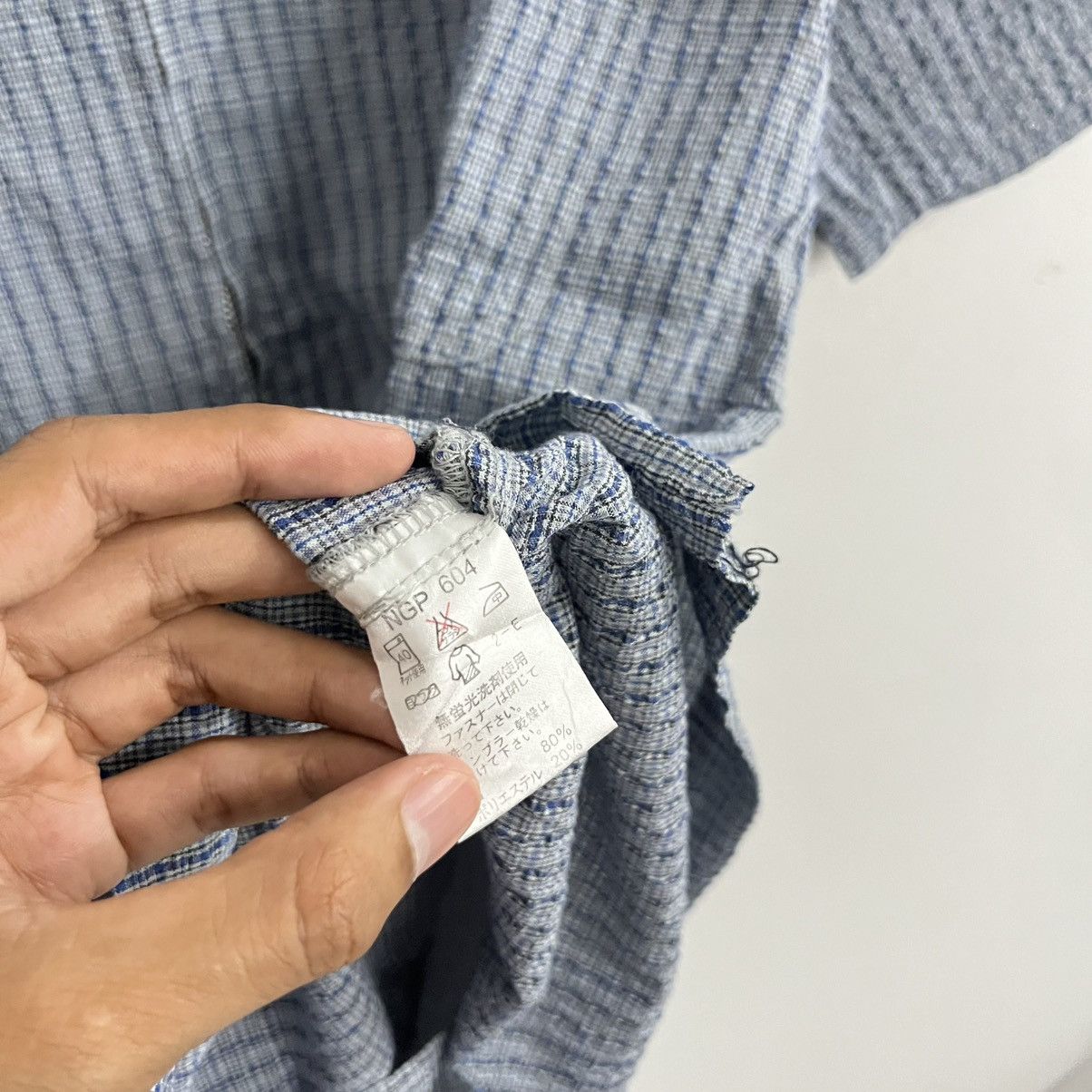 Japanese Brand Rgray - Plaid Button Up Shirt Size US M / EU 48-50 / 2 - 4 Thumbnail