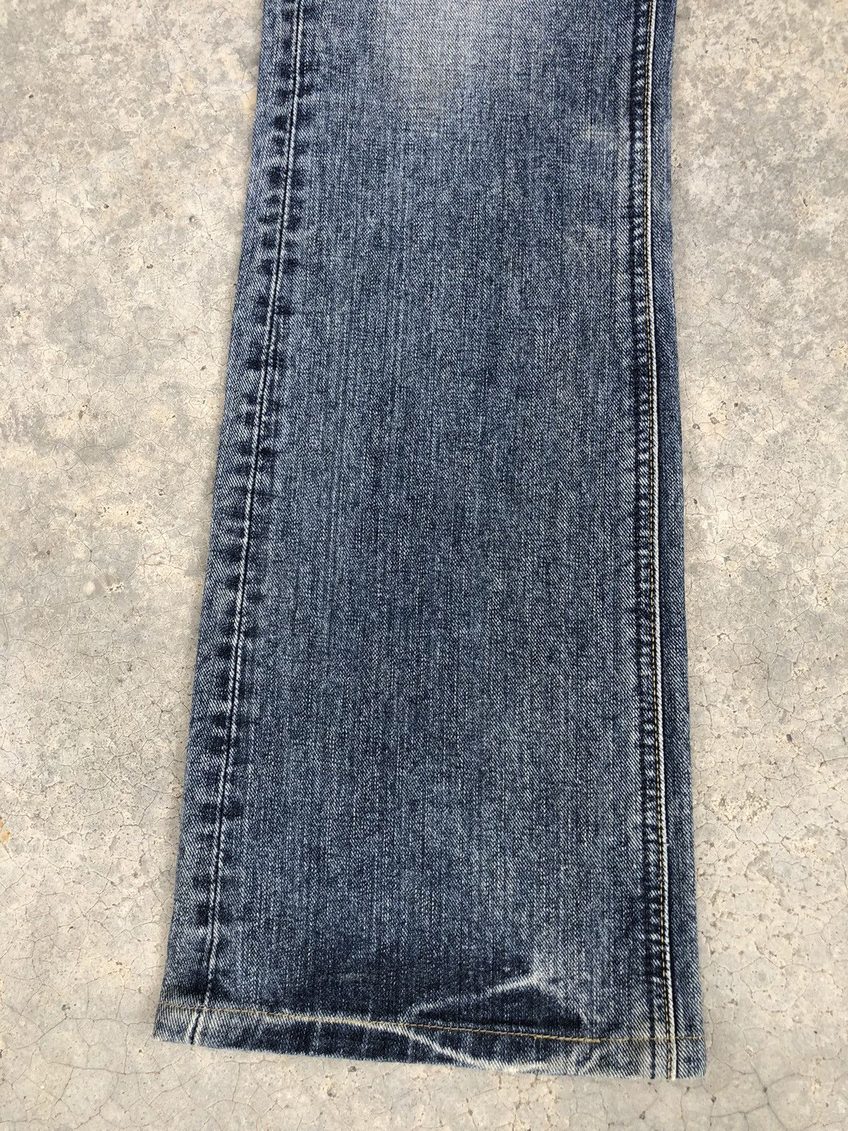 If Six Was Nine Japanese Lee Flared Jeans Distressed Jeans Size US 30 / EU 46 - 6 Thumbnail