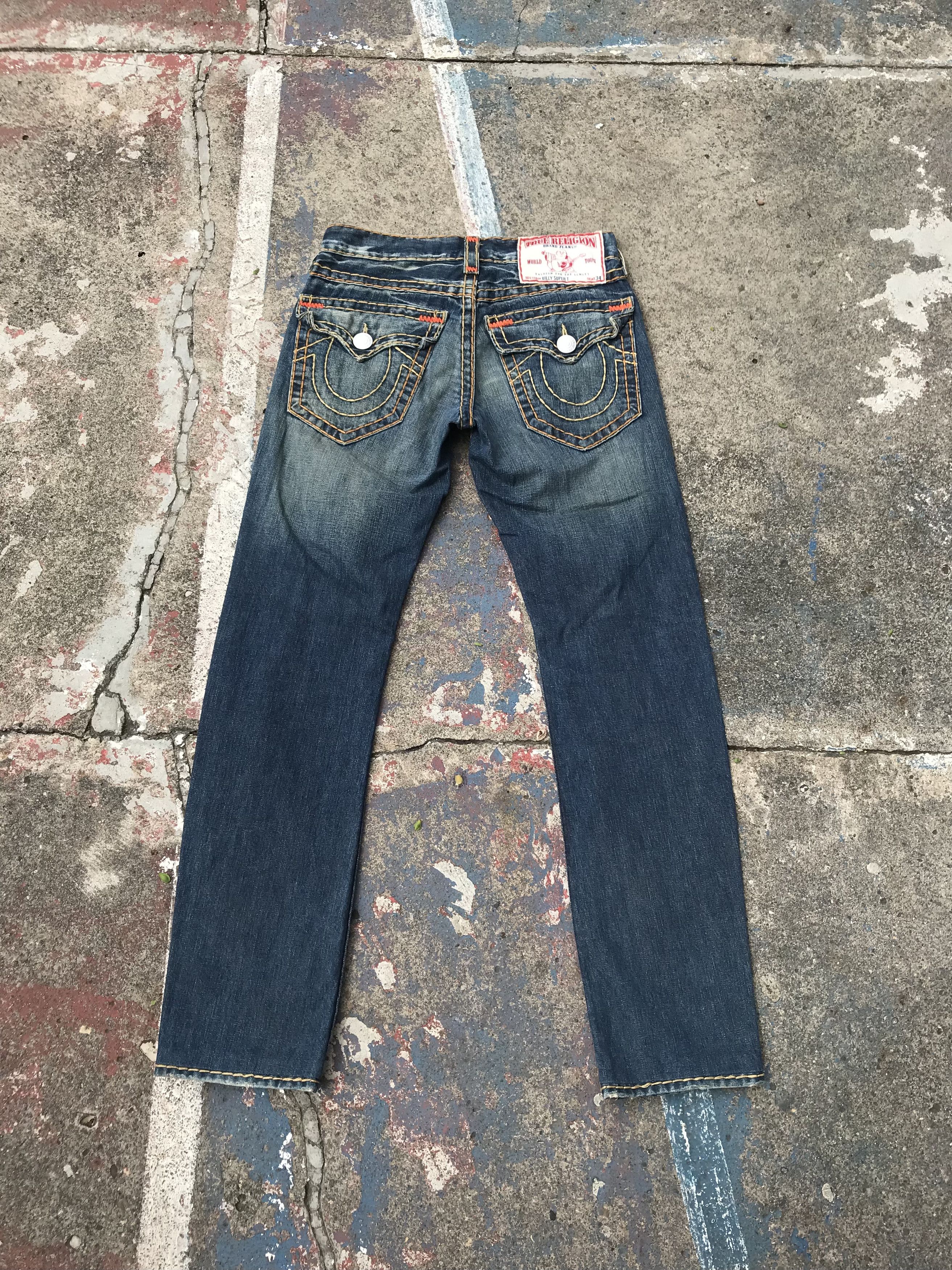 Cowboy Equipment Made in usa‼️ True religion billy super t Size US 29 - 3 Thumbnail