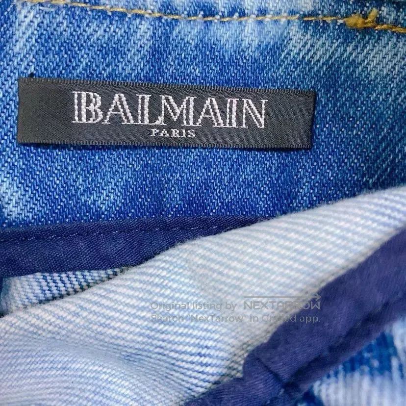 Balmain Balmain Denim Camisole Top. Size XS / US 0-2 / IT 36-38 - 5 Thumbnail