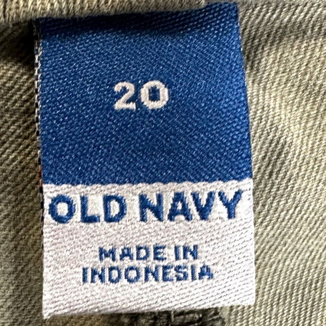 Old Navy VINTAGE Old Navy Women O.G Straight Pants 20 Olive Green Khakis High Rise Flat Front NEW Size 42" / US 20 - 4 Thumbnail