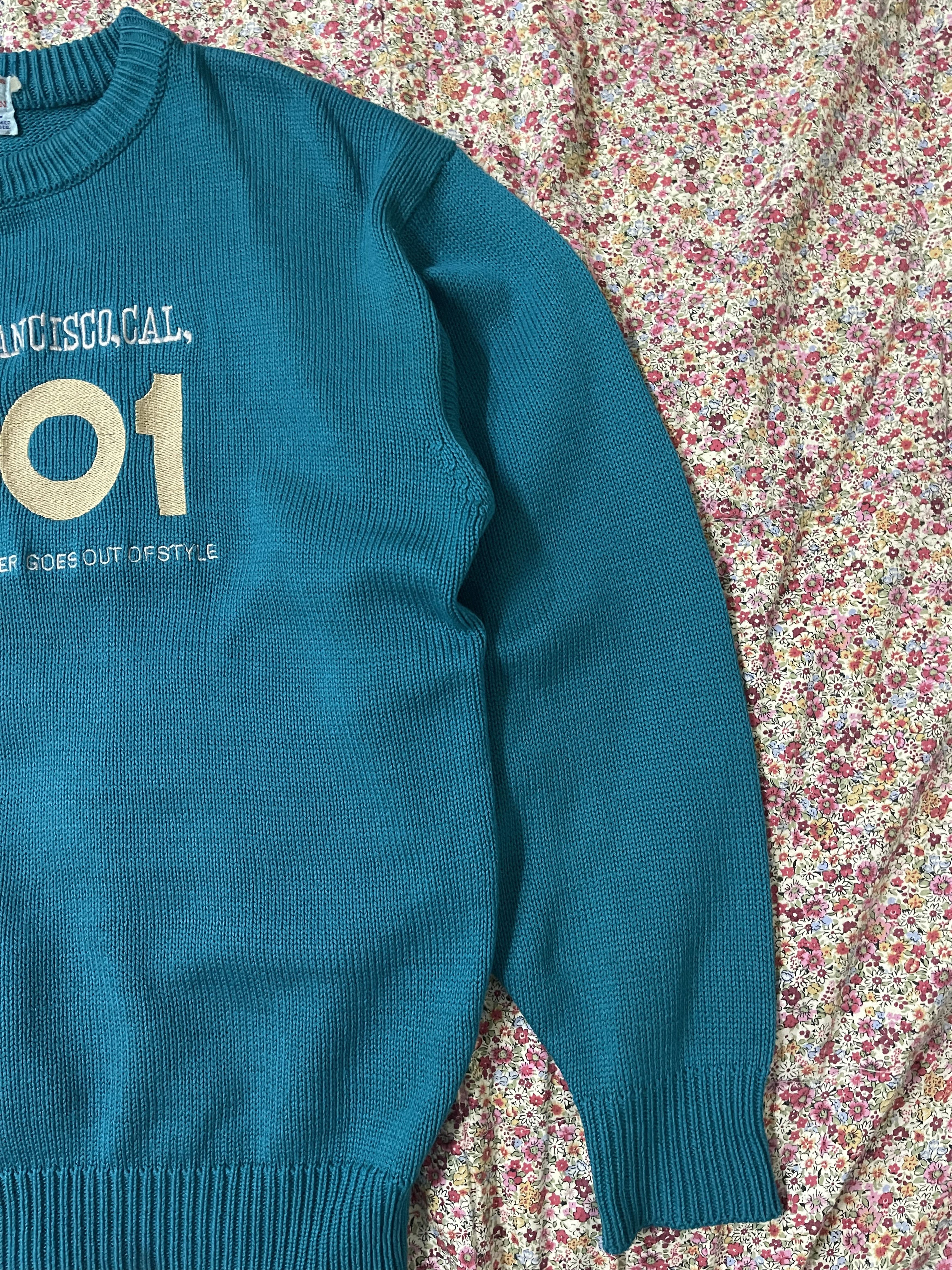Levi's Vintage Clothing × Vintage Vintage Levis Embroidery Trademark 501 Knitwear Size US L / EU 52-54 / 3 - 3 Thumbnail
