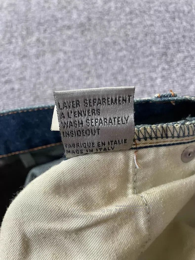 Dior Dior Indigo Denim Cat Whisker Washed Ripped Destroyed Deni Size US 30 / EU 46 - 9 Thumbnail