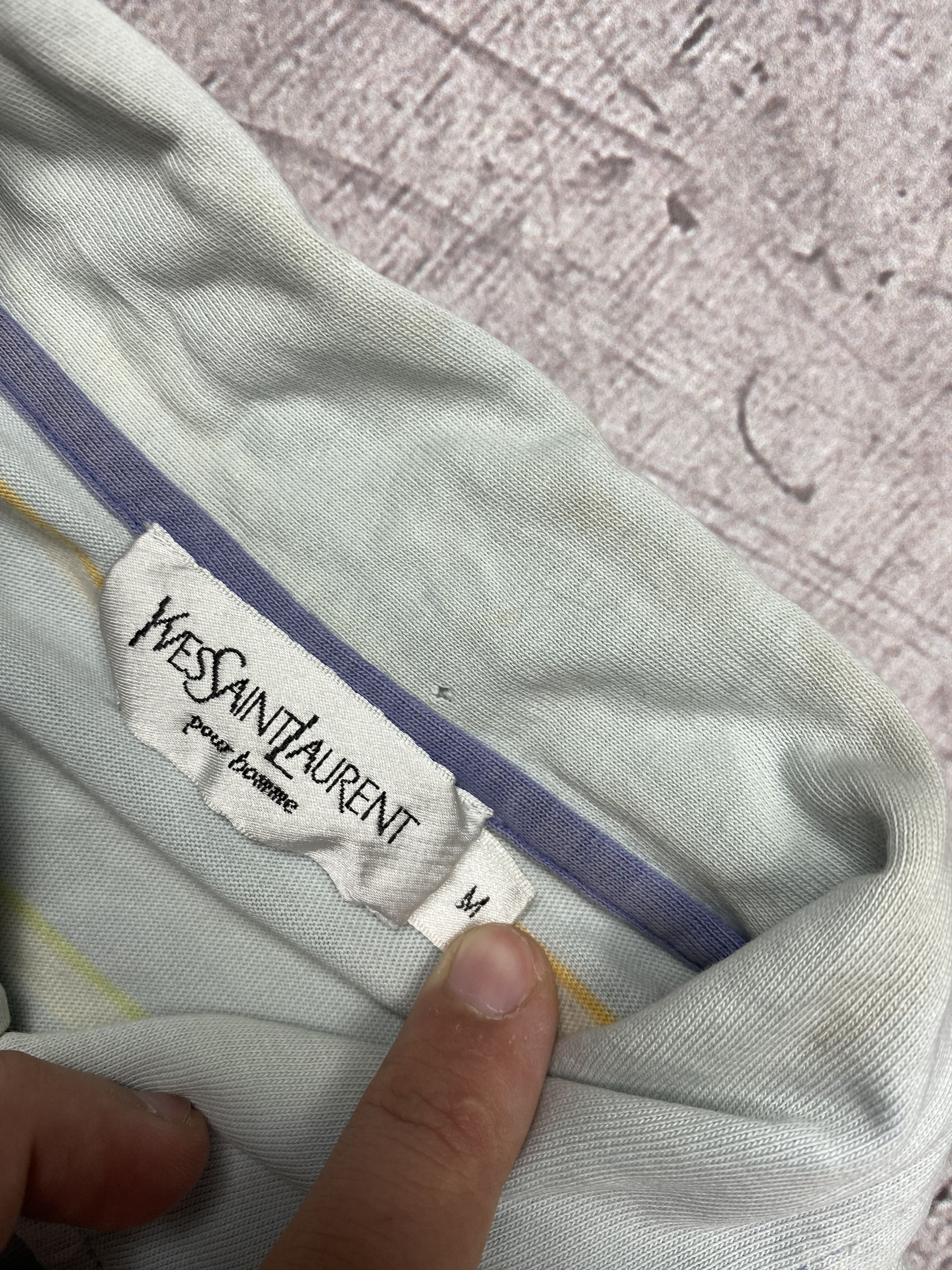 Yves Saint Laurent Yves Saint Laurent Vintage Mens Polo Shirt YSL tee Size US M / EU 48-50 / 2 - 4 Thumbnail