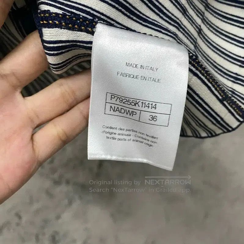 Chanel Chanel Striped Blue Summer Crop Top . Size XXS / US 00 / IT 34 - 7 Thumbnail