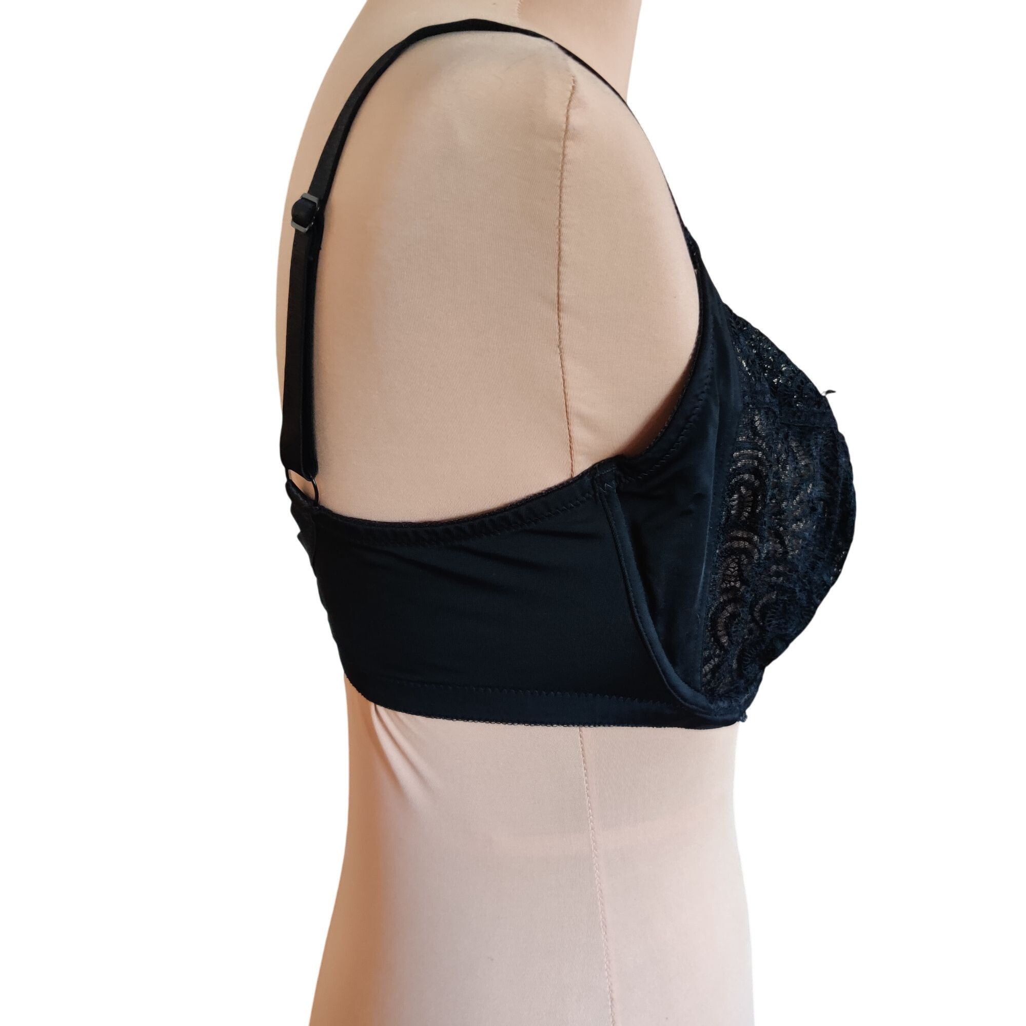Other Triumph Formfit Womens Bra Full Figure Support Black Lace Si Size ONE SIZE - 2 Thumbnail