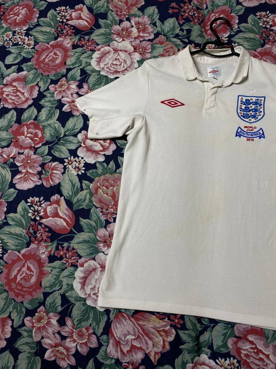 Umbro Umbro England vintage streetwear t shirt polo tee Size US M / EU 48-50 / 2 - 20 Thumbnail