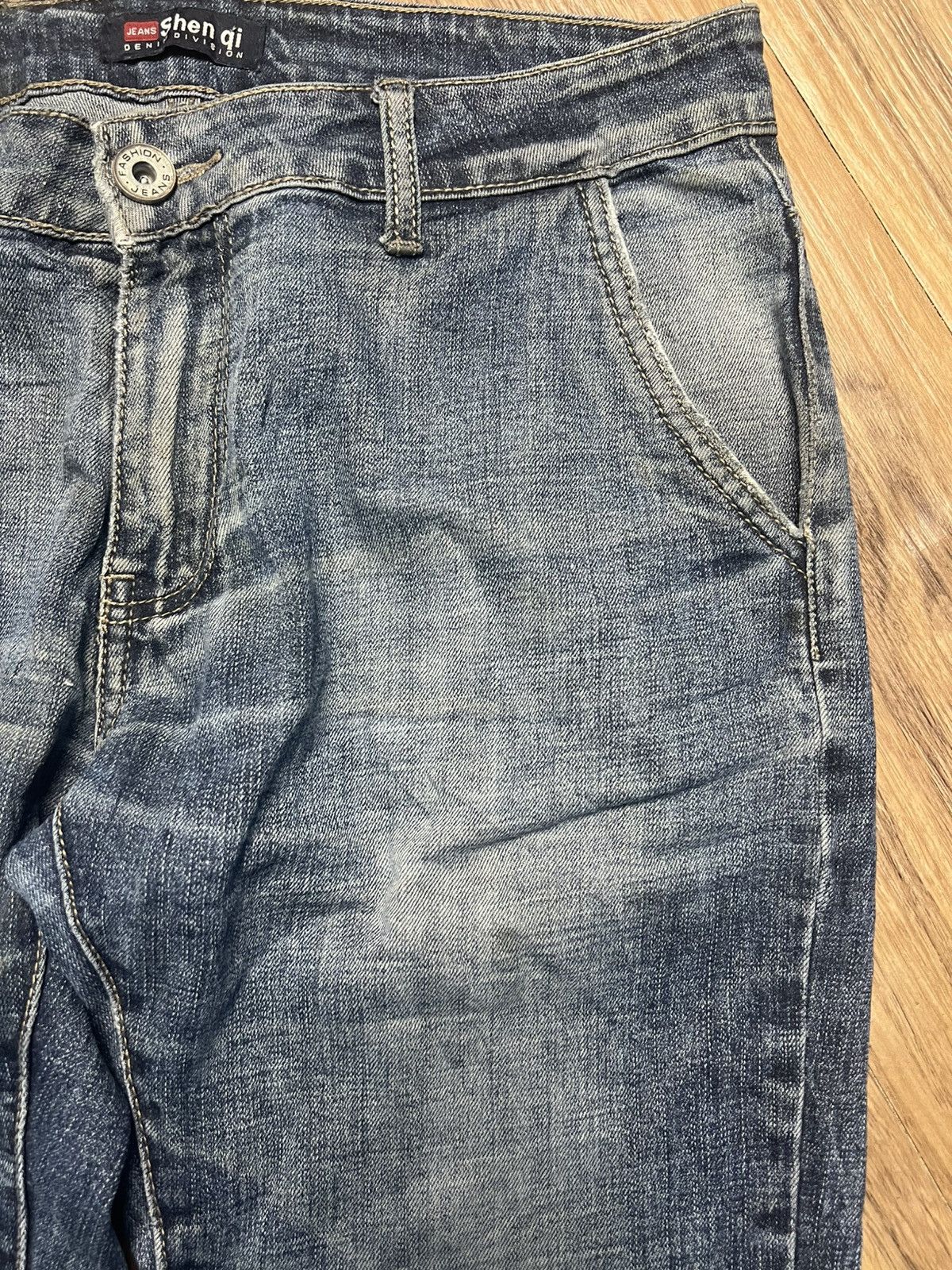 Beauty Beast Shenqi Denim Division Men's Slim Fit Stretch Jeans (43) Size US 30 / EU 46 - 4 Thumbnail