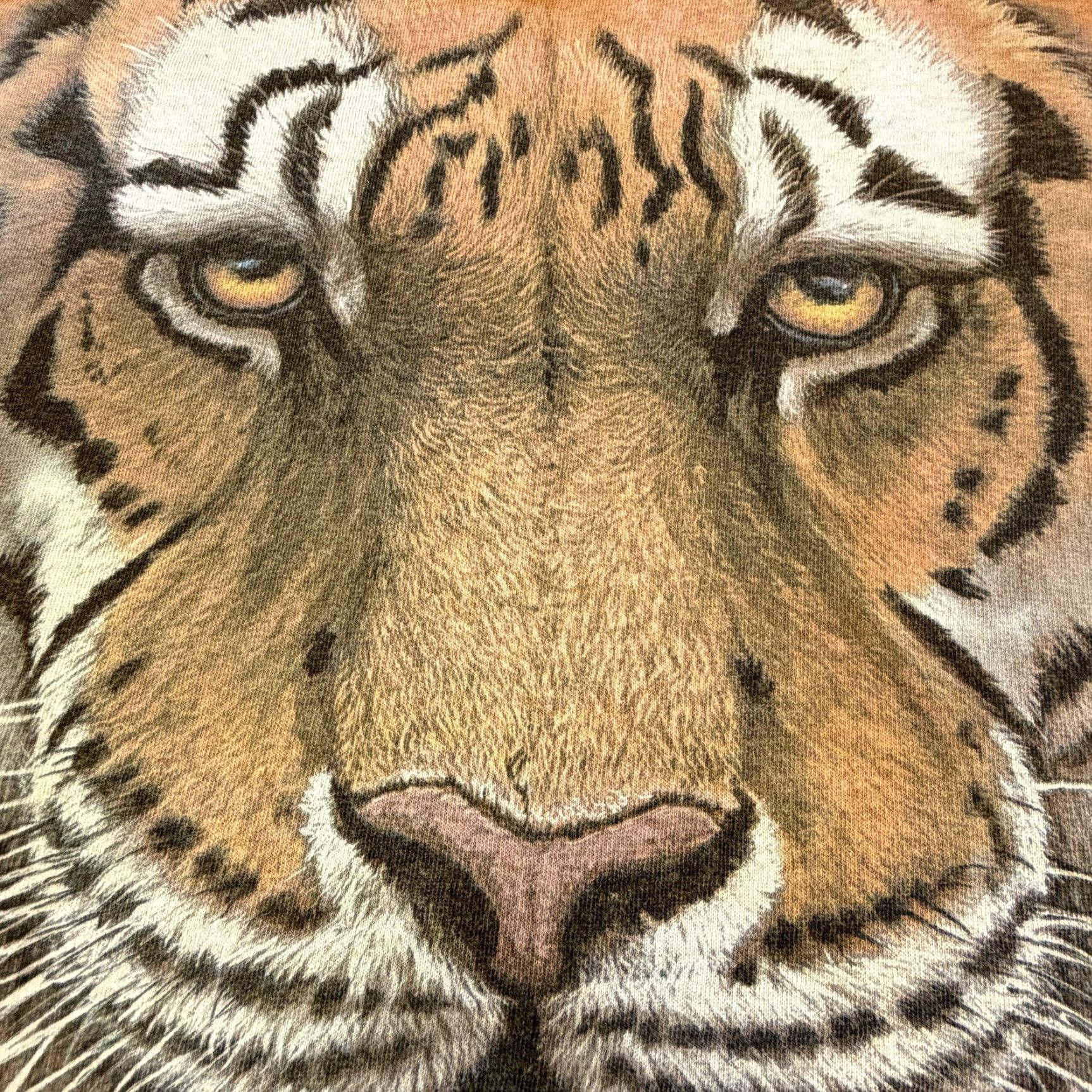 The Mountain VINTAGE 3D Tiger Tee Animal Graphic Men's 2XL The Mountain Animal Wildlife Big Cat Face Shirt Shirts Tigers Tiger 3D Graphic Print Men Size US XXL / EU 58 / 5 - 7 Thumbnail