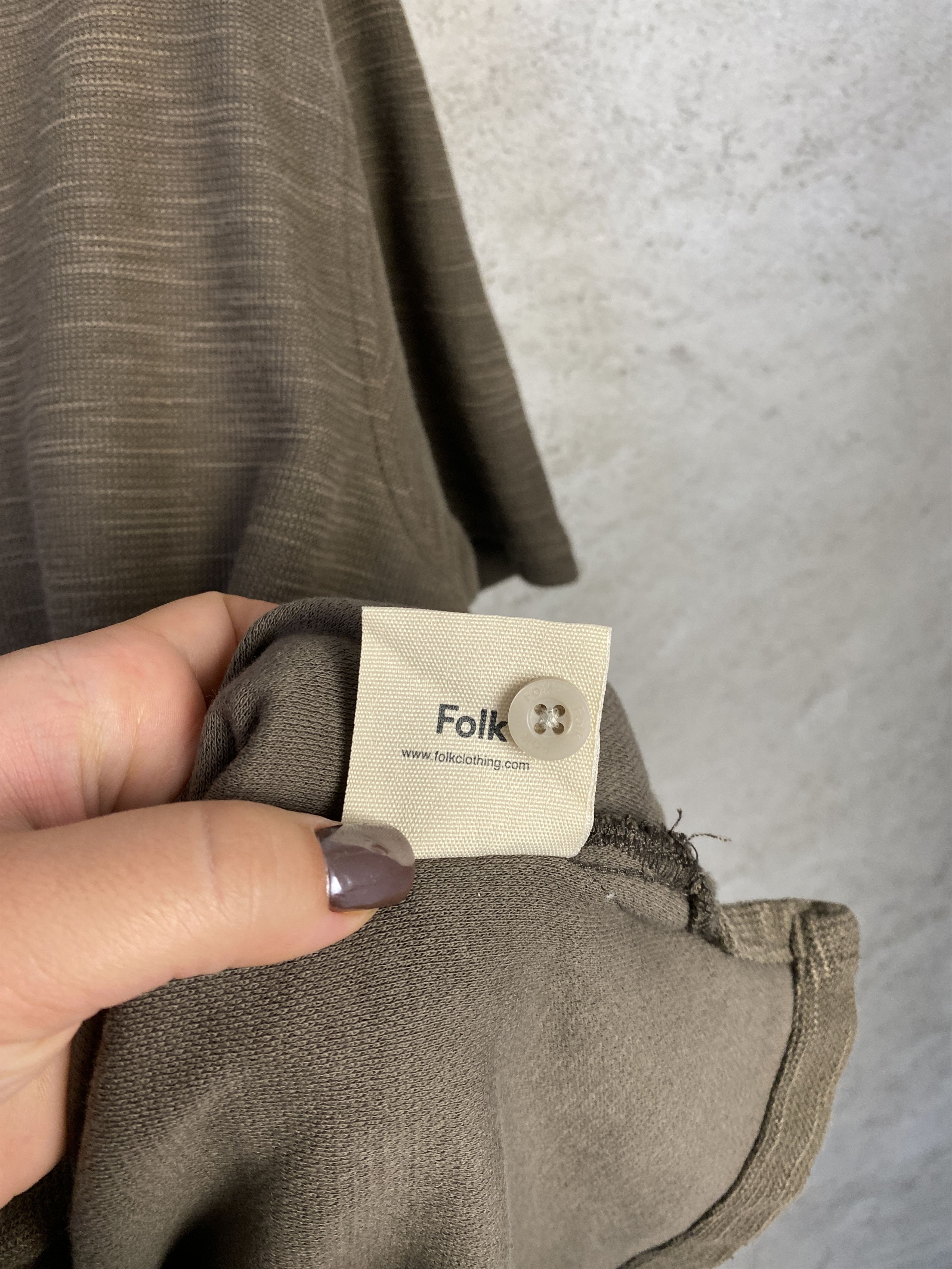 Folk Folk casual brown shirt basic Size US L / EU 52-54 / 3 - 6 Thumbnail