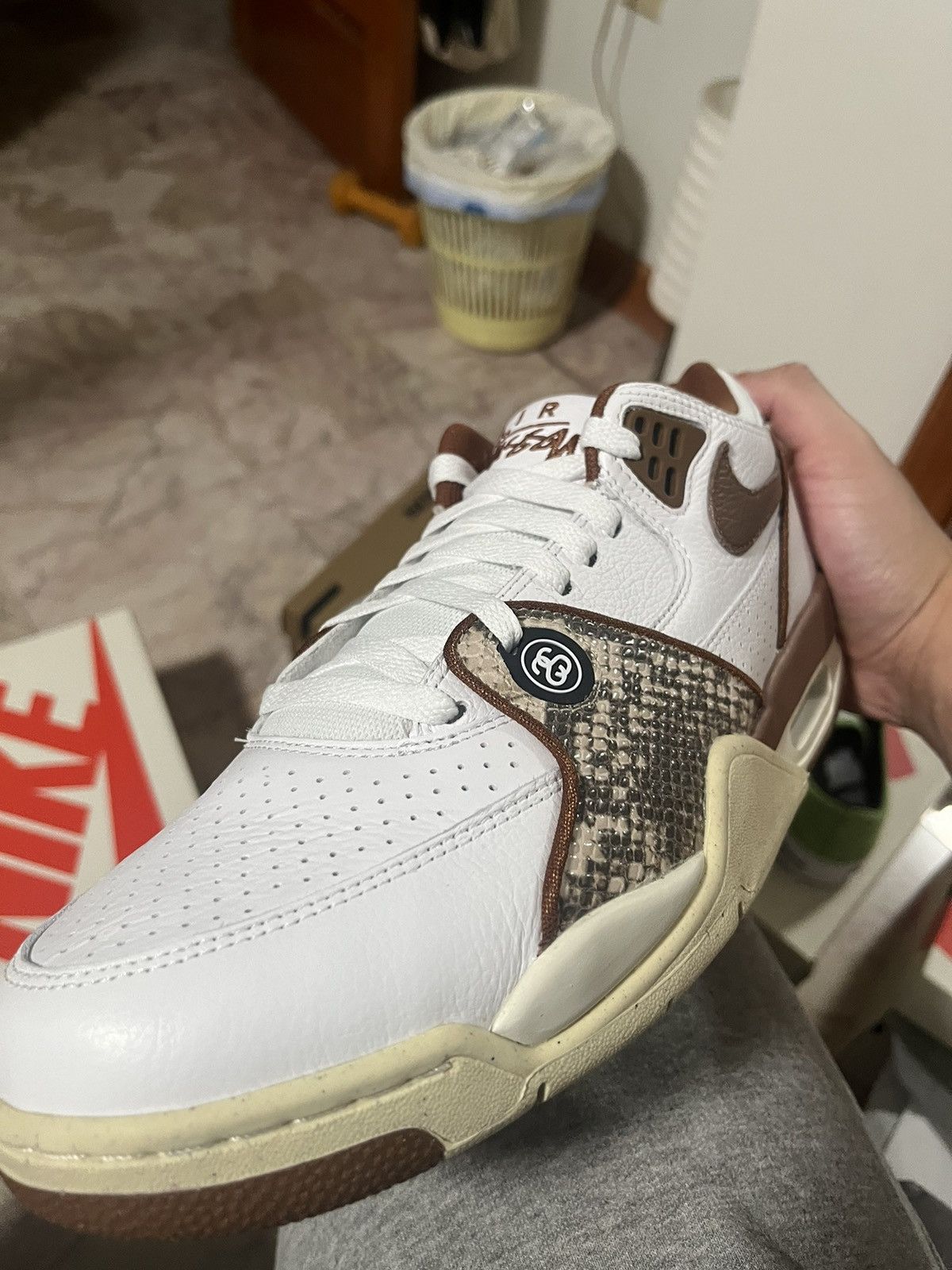 Nike × Stussy nike x stussy air flight 89 Size US 9.5 / EU 42-43 - 1 Thumbnail