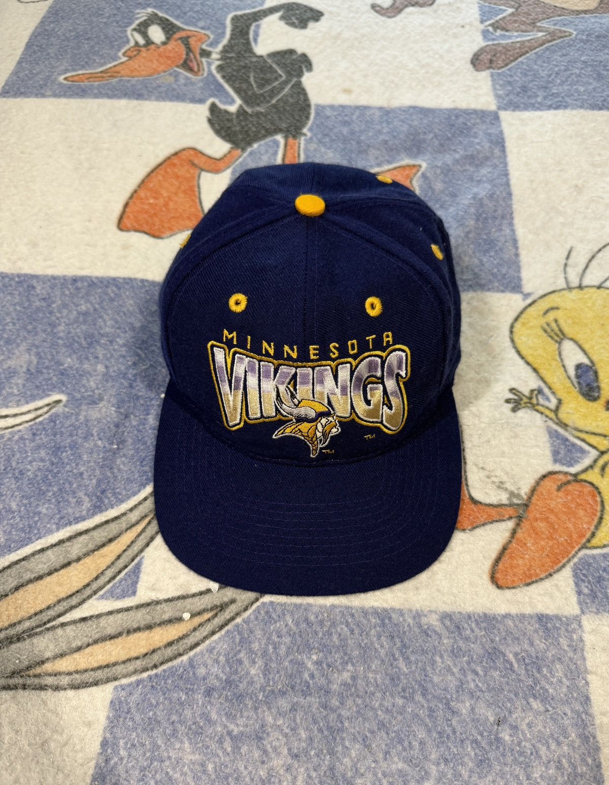 NFL Vintage minnesota vikings snapback cap Size ONE SIZE - 1 Thumbnail