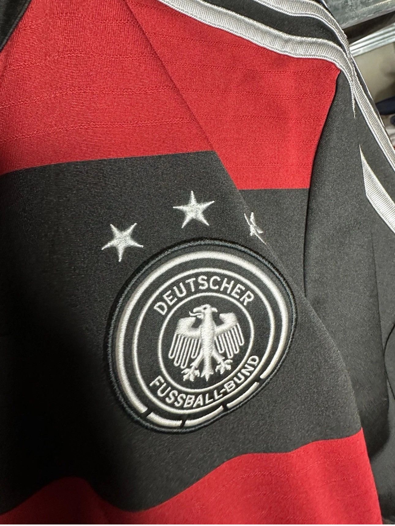 Adidas GERMANY 2014/15 AWAY FOOTBALL SHIRT ADIDAS JERSEY Size US S / EU 44-46 / 1 - 6 Thumbnail