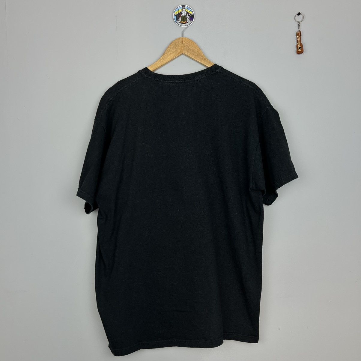 Avirex × Band Tees × Vintage Rare Avirex 2000s Casino Big Print Black t shirt Y2K Size US L / EU 52-54 / 3 - 4 Thumbnail