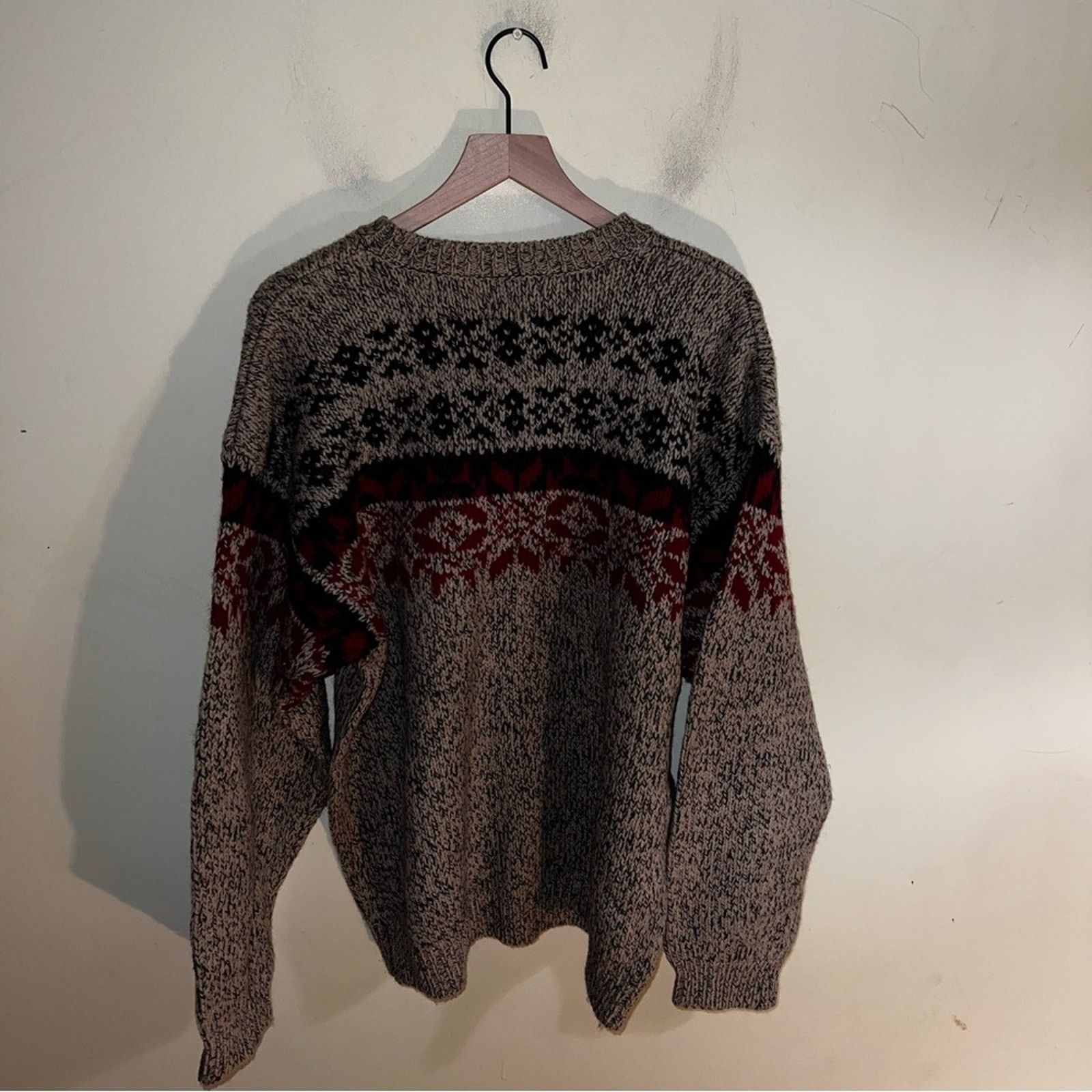 Eddie Bauer VNTG EDDIE BAUER wool eclectic grandpa cabin core crewneck L Size US L / EU 52-54 / 3 - 5 Thumbnail