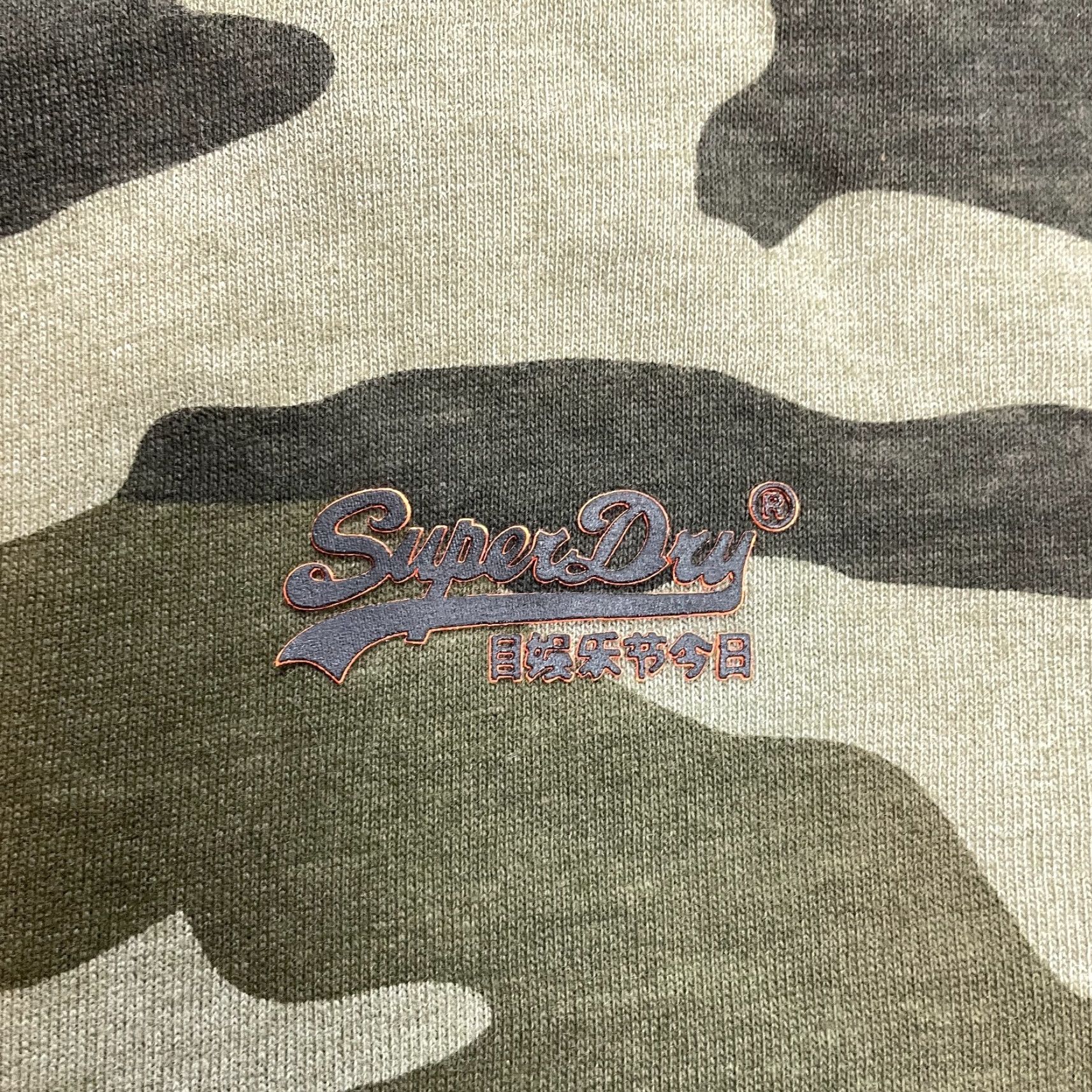 Superdry Superdry Shirt Mens Small Green Camouflage Short Sleeve The Orange Label Urban Crew Neck Japan Size US S / EU 44-46 / 1 - 2 Thumbnail
