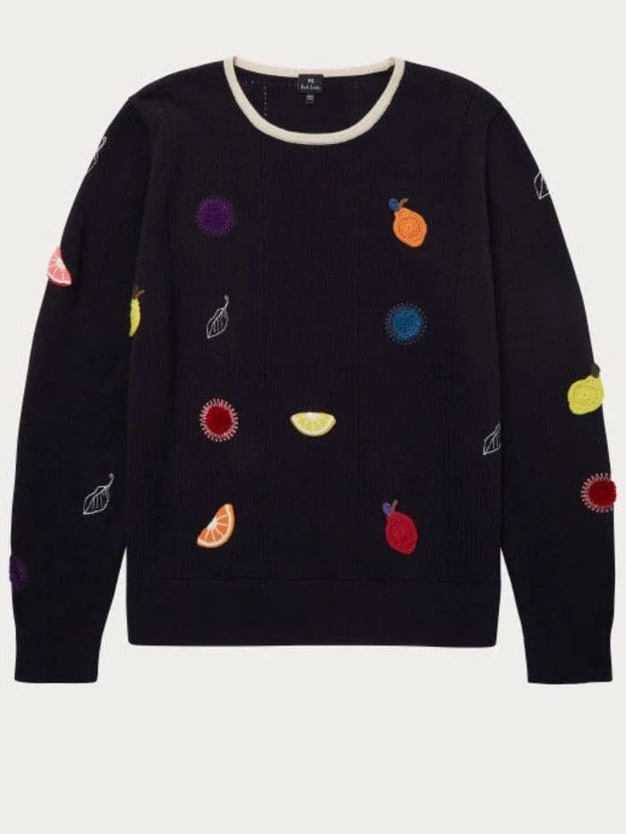 Paul Smith Paul Smith Floral Knitted Embroidery Knitwear Jumper Size US M / EU 48-50 / 2 - 1 Thumbnail