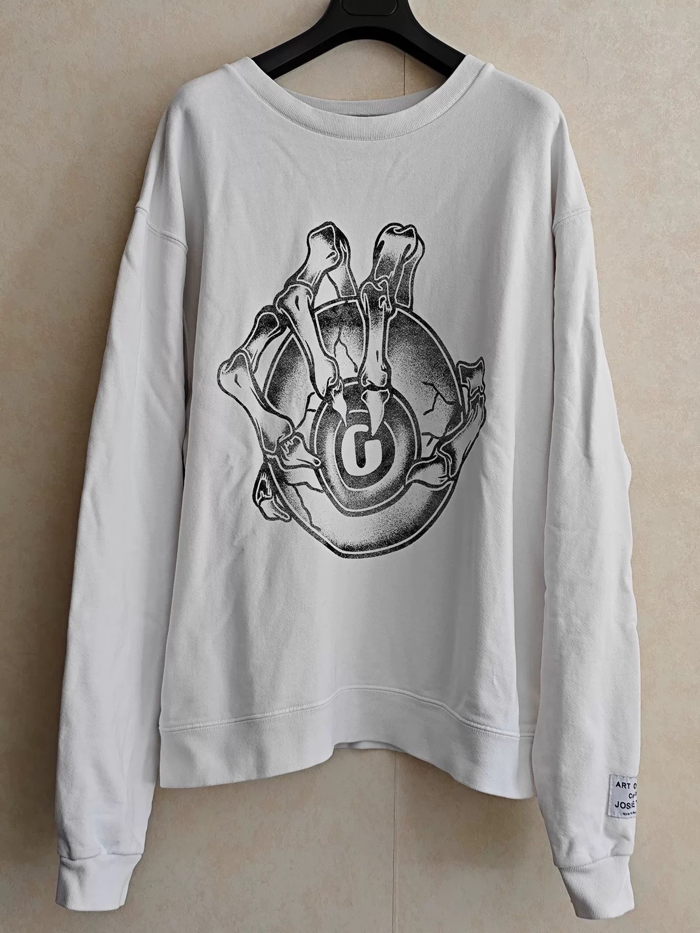 Gallery Dept. Gallery Dept. White Devil Claw Print Sweatshirt Size US XL / EU 56 / 4 - 1 Thumbnail