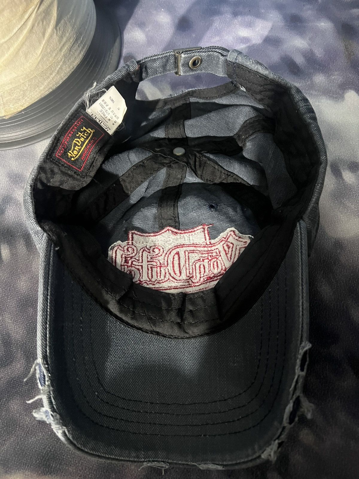 Vintage × Von Dutch vintage hat von dutch denim distress Size ONE SIZE - 4 Thumbnail