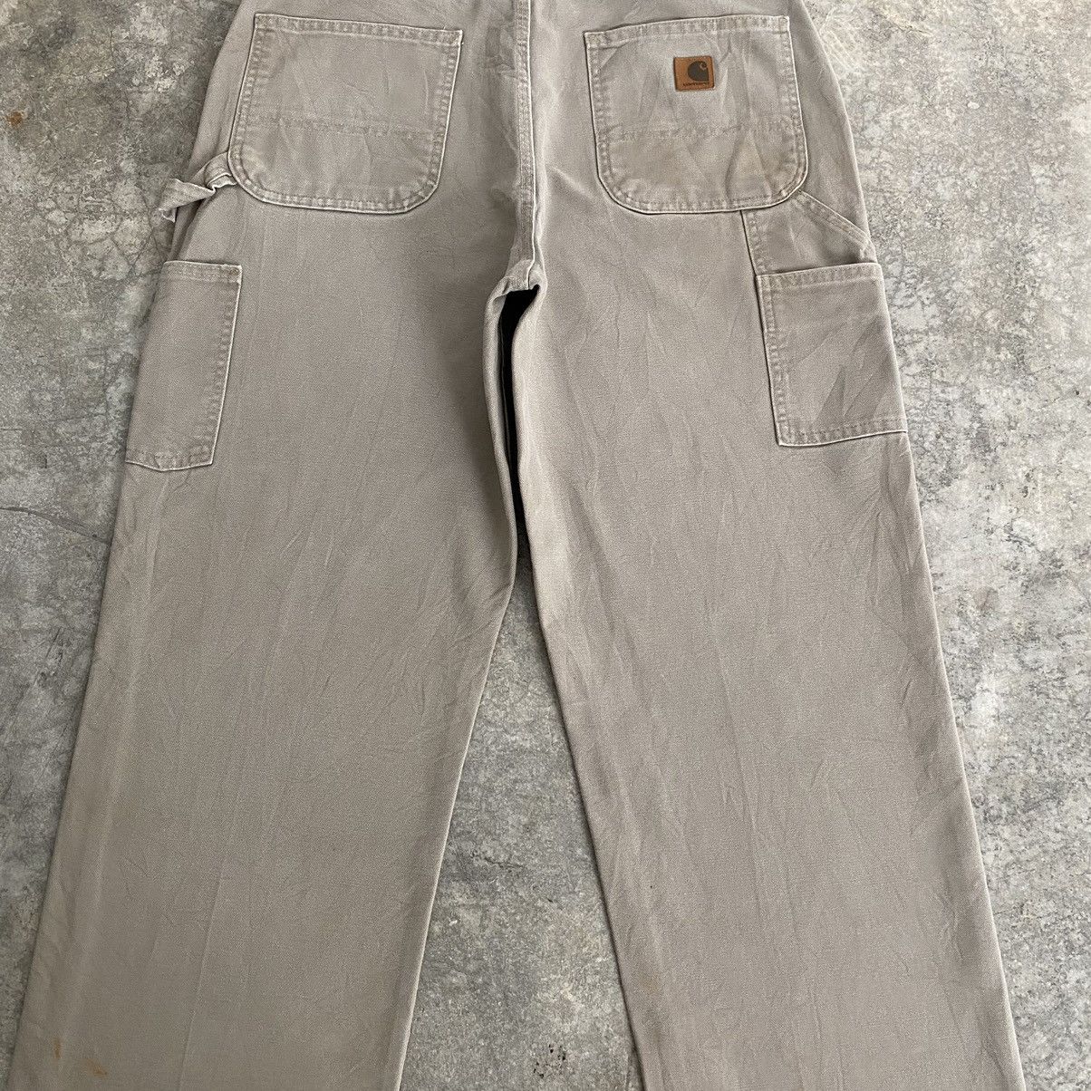 Carhartt Size 34x31 Vintage Carhartt Desert Grey Carpenter Work Pants Size US 34 / EU 50 - 18 Thumbnail