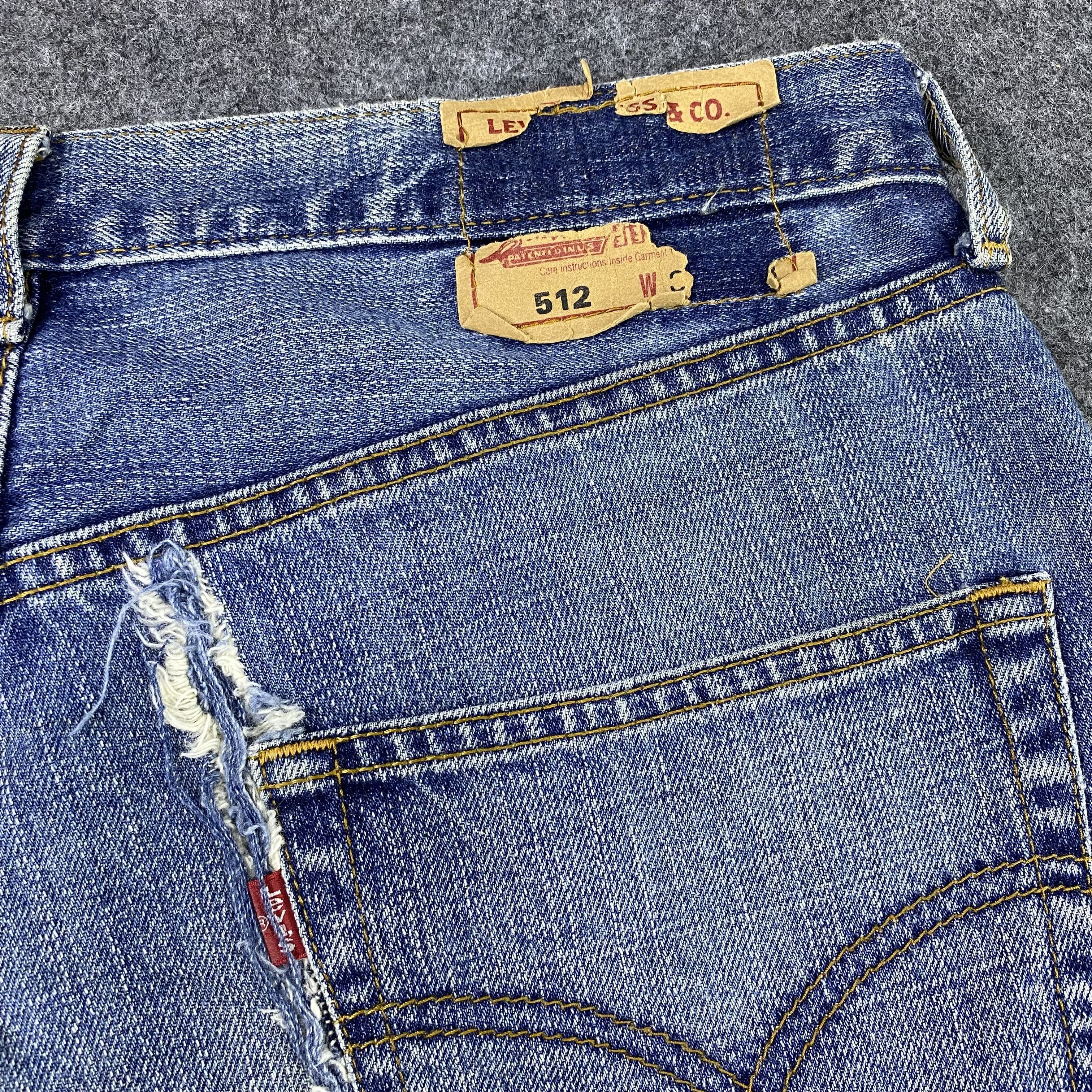 Jean × Levi's × Vintage Vintage Levi's 512 Distressed Blue Wash Jeans-J1161 Size US 34 / EU 50 - 11 Thumbnail