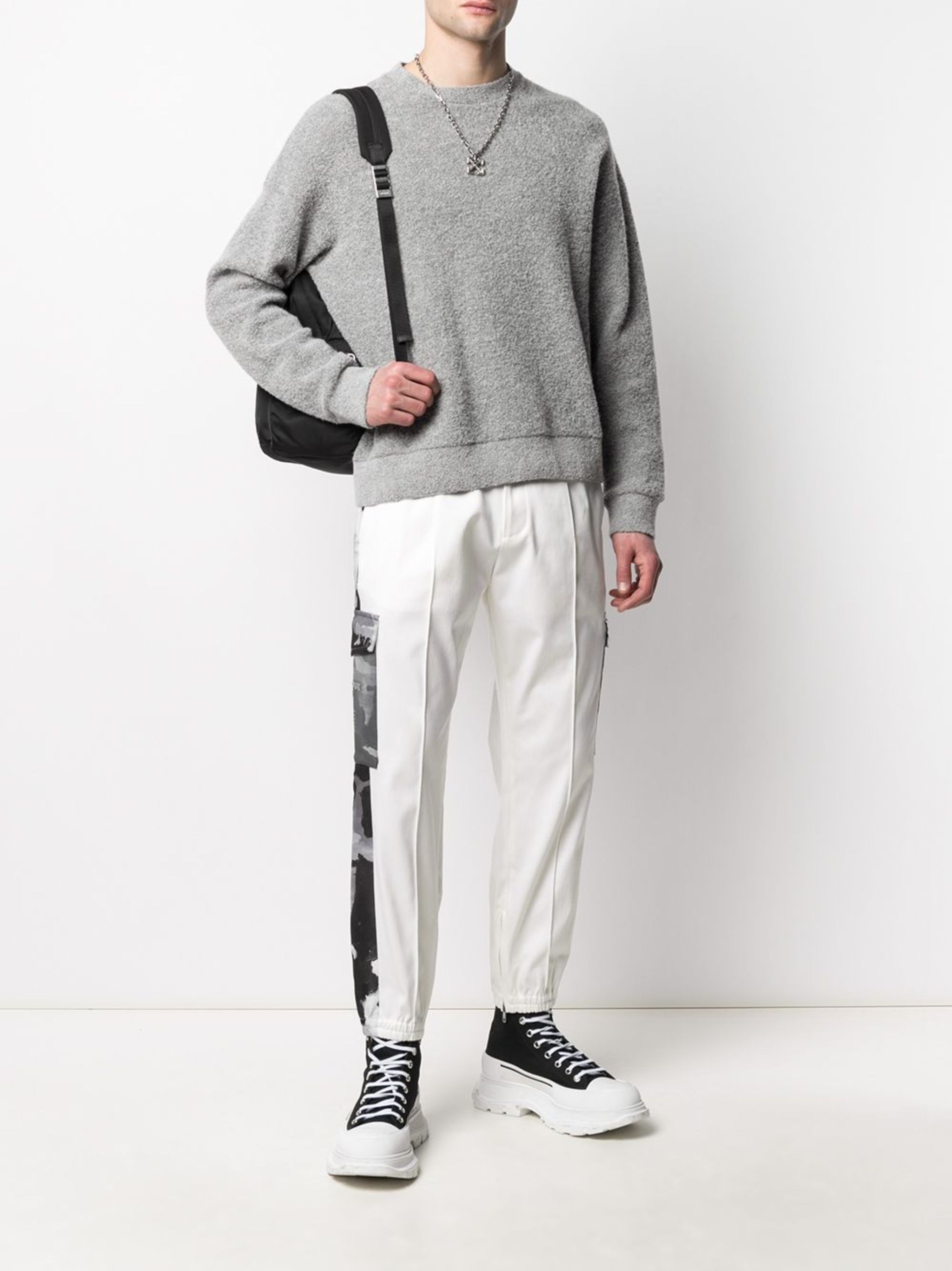 Dolce & Gabbana o1y0125 Camouflage Jogger & Sweatpant in White Size US 38 / EU 54 - 5 Thumbnail