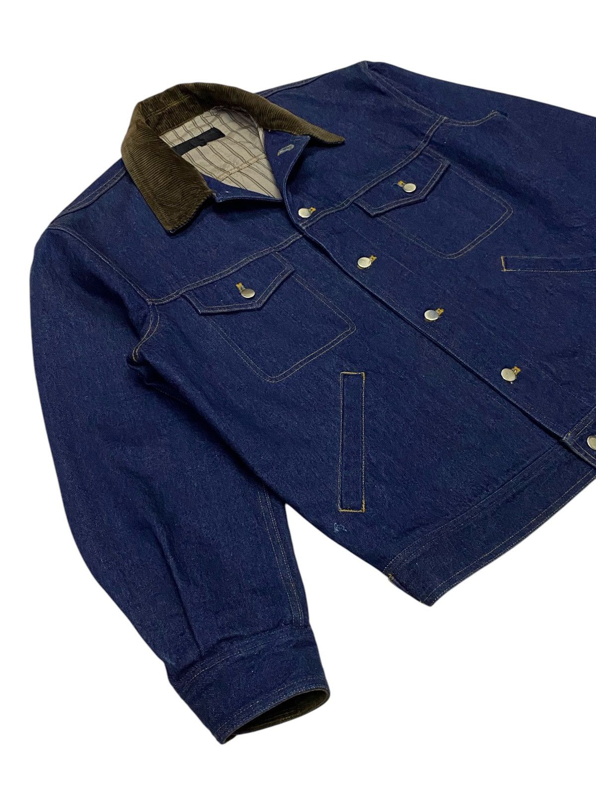 Comme des Garcons Rare🔥Vintage Comme Des Garçons Homme Denim Jacket Size US M / EU 48-50 / 2 - 24 Thumbnail