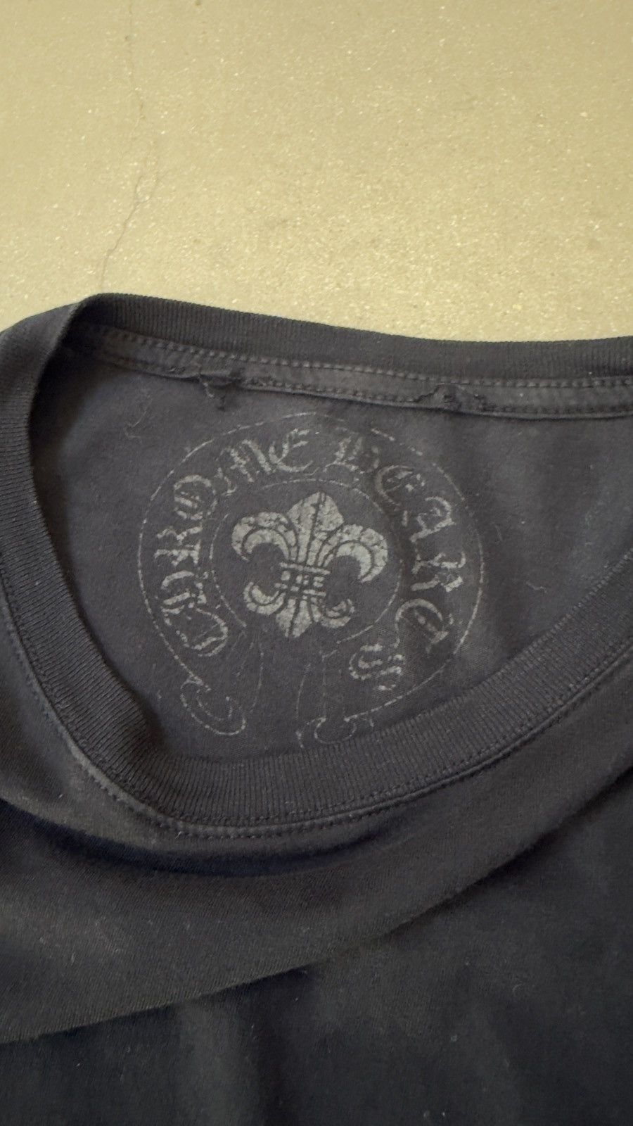 Chrome Hearts Chrome Hearts Black Leather Patch Thermal Longsleeve T-Shirt Size US M / EU 48-50 / 2 - 3 Thumbnail