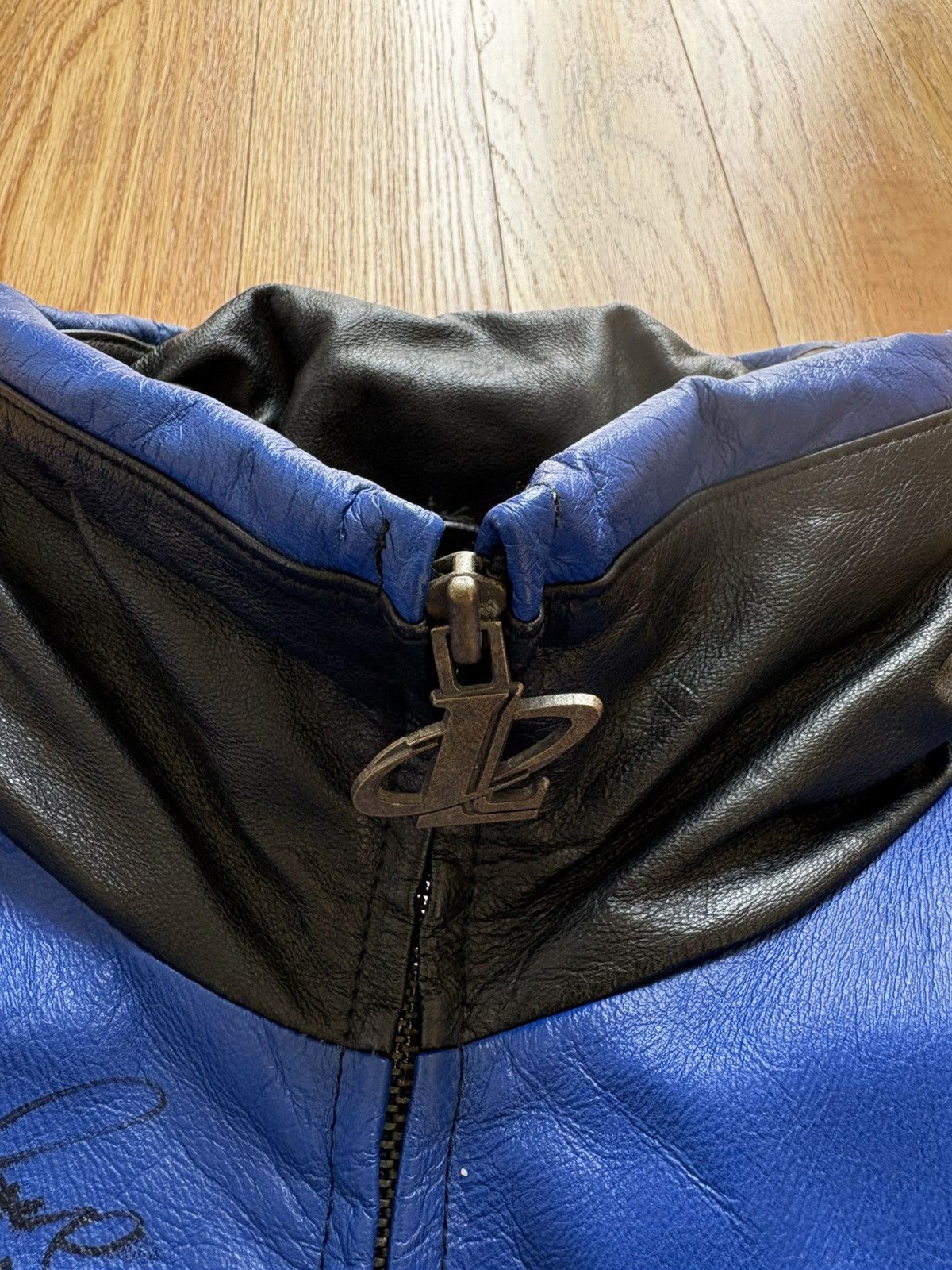 Logo Athletic Detroit Lions Logo 7 Sharktooth VTG 90s Leather Jacket L Size US L / EU 52-54 / 3 - 8 Thumbnail