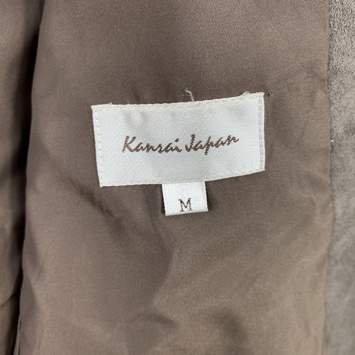 Japanese Brand × Kansai Yamamoto × Vintage Vintage KANSAI YAMAMOTO Japan Japanese Brand Brown Blazer Size US M / EU 48-50 / 2 - 5 Thumbnail