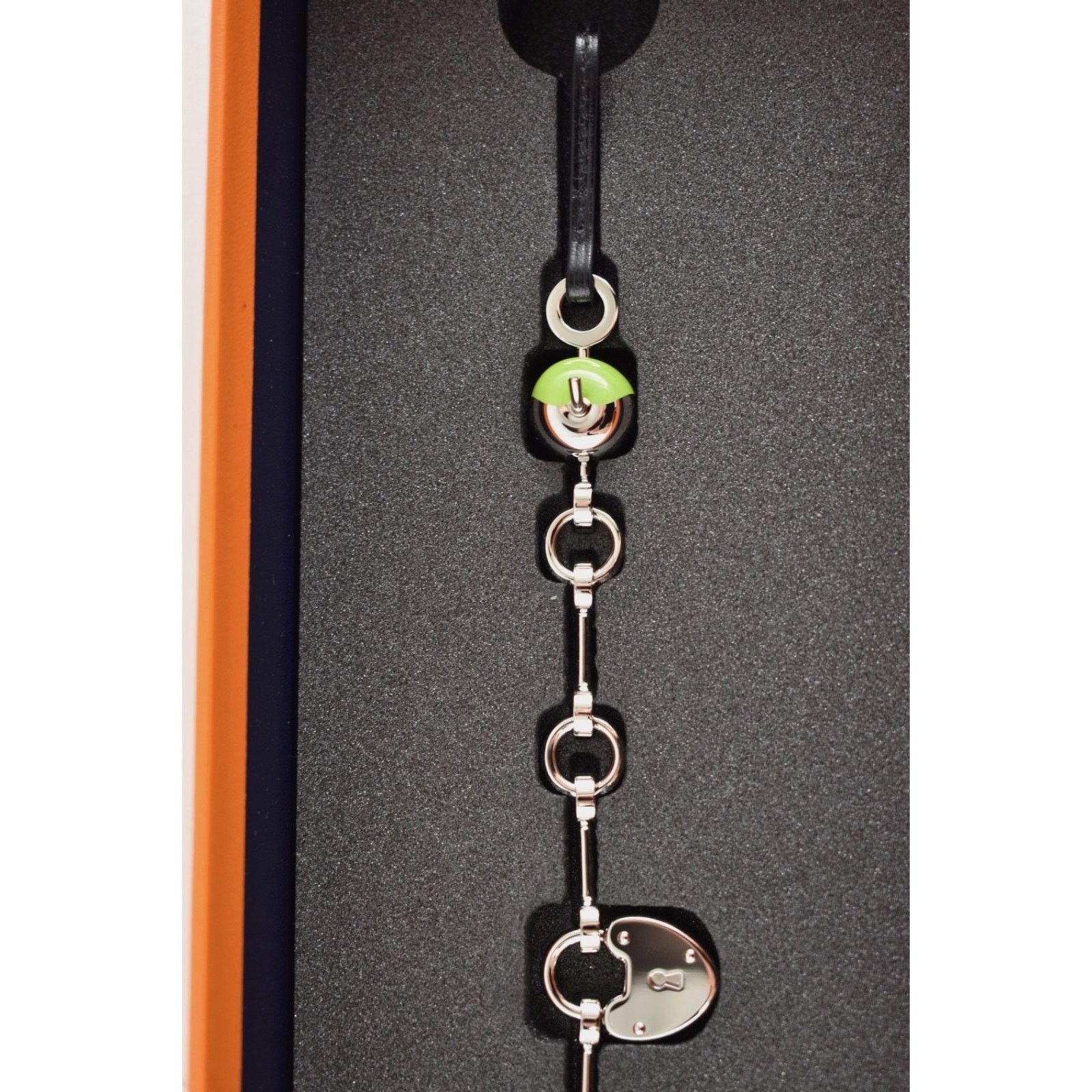 Hermes Hermes Bijou De Sac Charm Green Apple Silver Birkin Kelly Size ONE SIZE - 12 Thumbnail