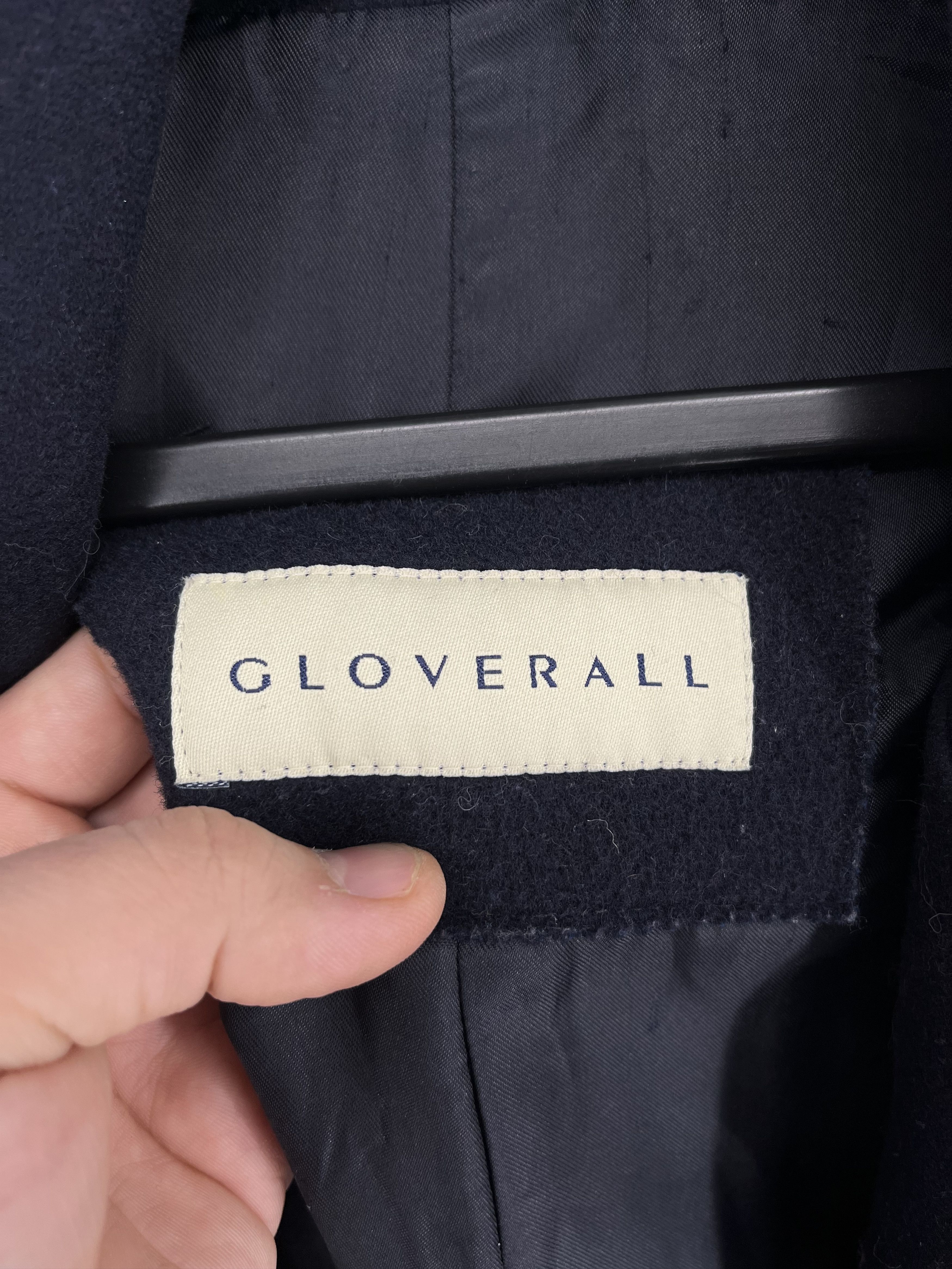 Gloverall Gloverall Navy Blue Pea Coat Double Breasted Brass Wool Size US M / EU 48-50 / 2 - 9 Thumbnail